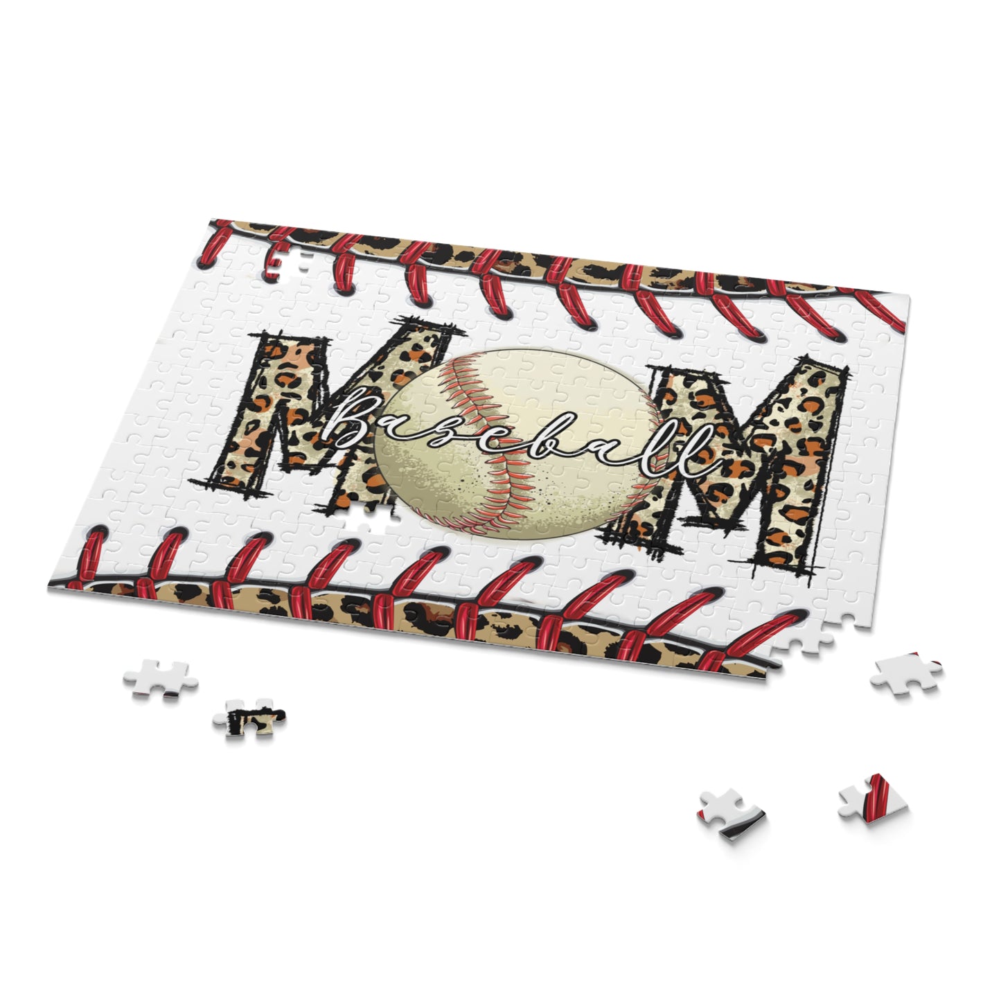 Puzzle, Baseball Mom, Personalised/Non-Personalised (120, 252, 500-Piece), awd-608