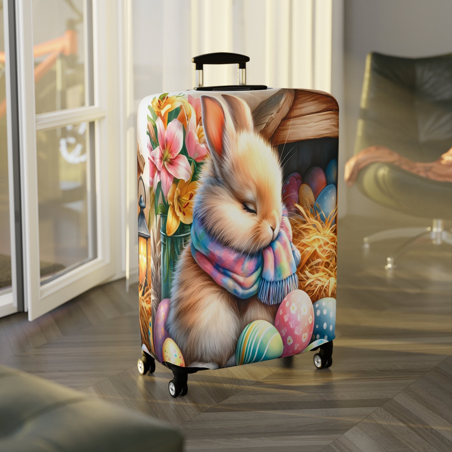 Luggage Cover, Easter, Rabbit, awd-1606