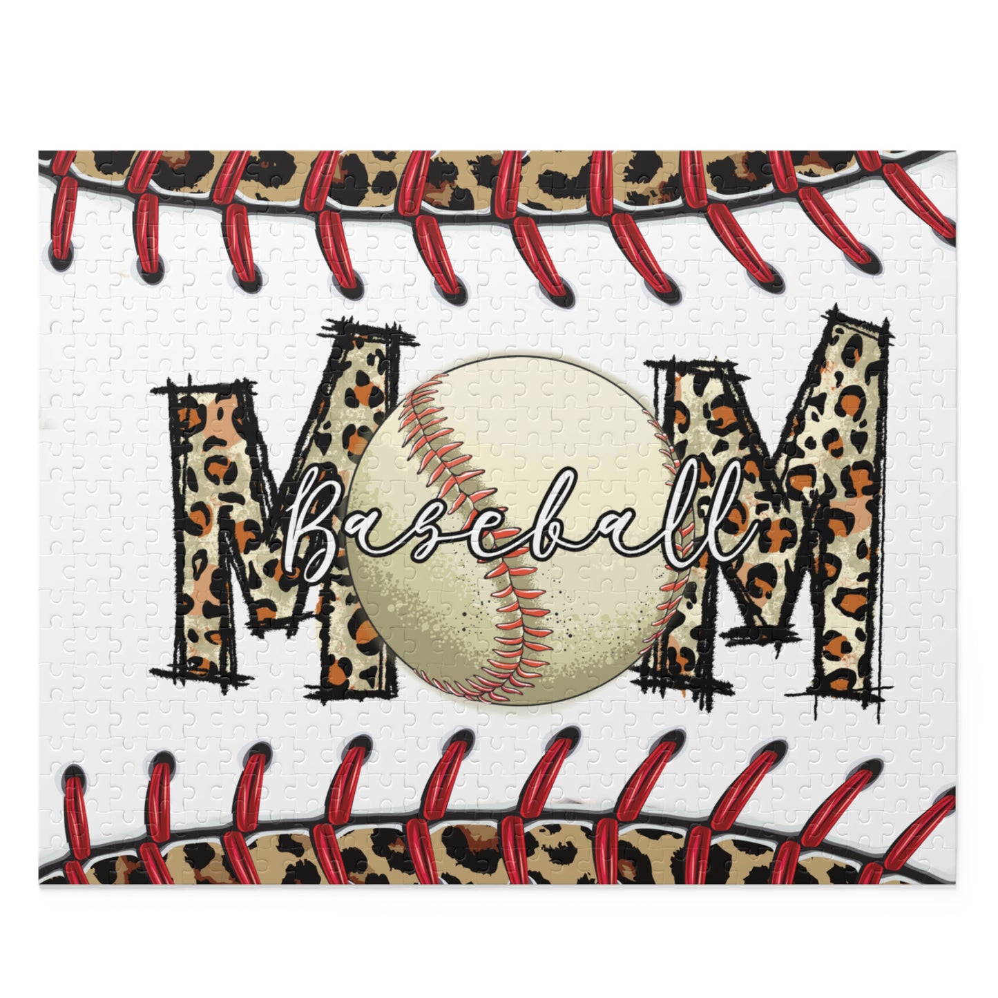 Puzzle, Baseball Mom, Personalised/Non-Personalised (120, 252, 500-Piece), awd-608