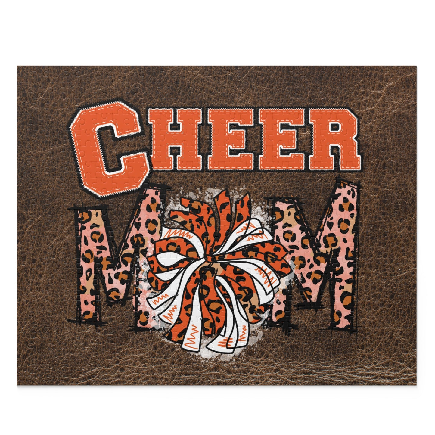 Personalised/Non-Personalised Puzzle, Cheer Mom (120, 252, 500-Piece)