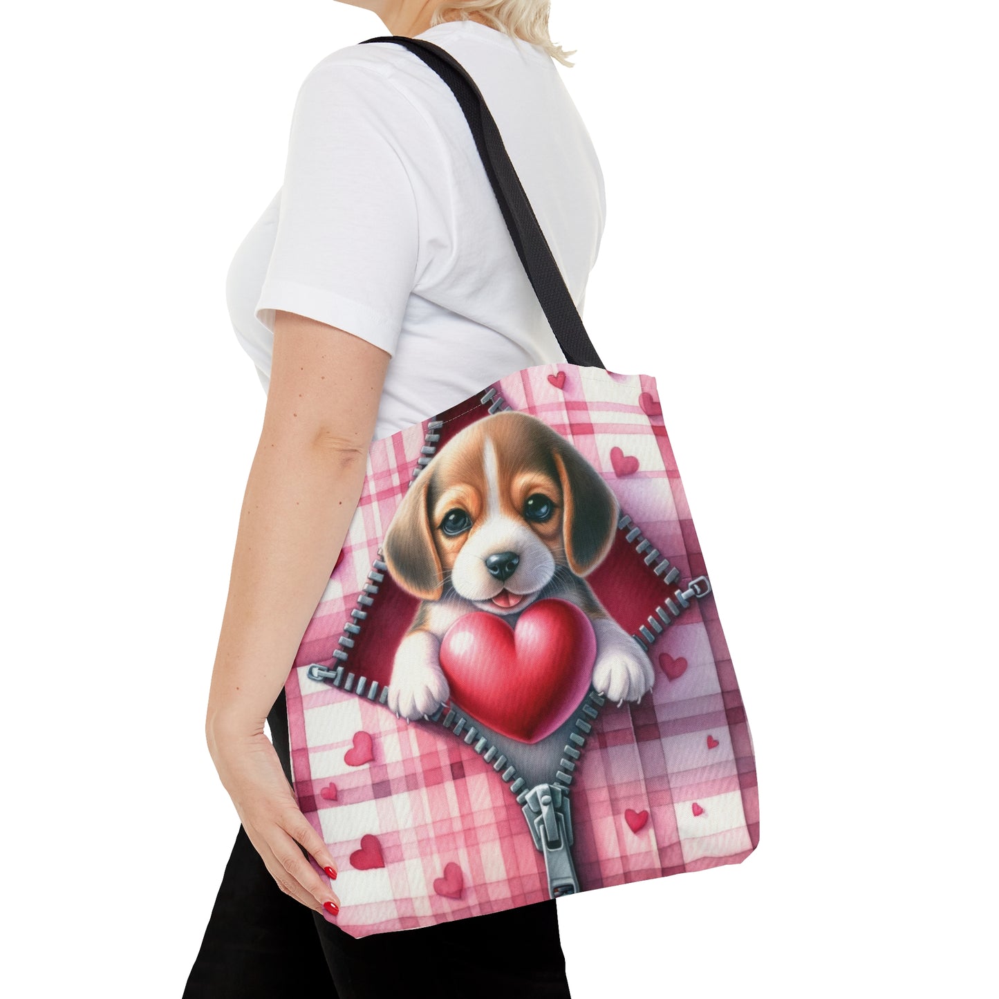 Tote Bag, Cute Dog, Personalised/Non-Personalised Tote bag