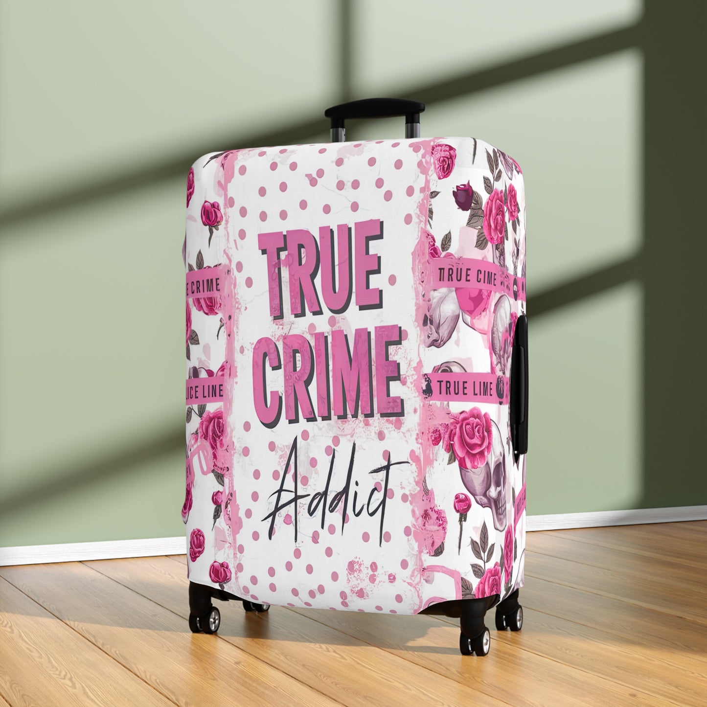 Luggage Cover, True Crime Addict, awd-1711