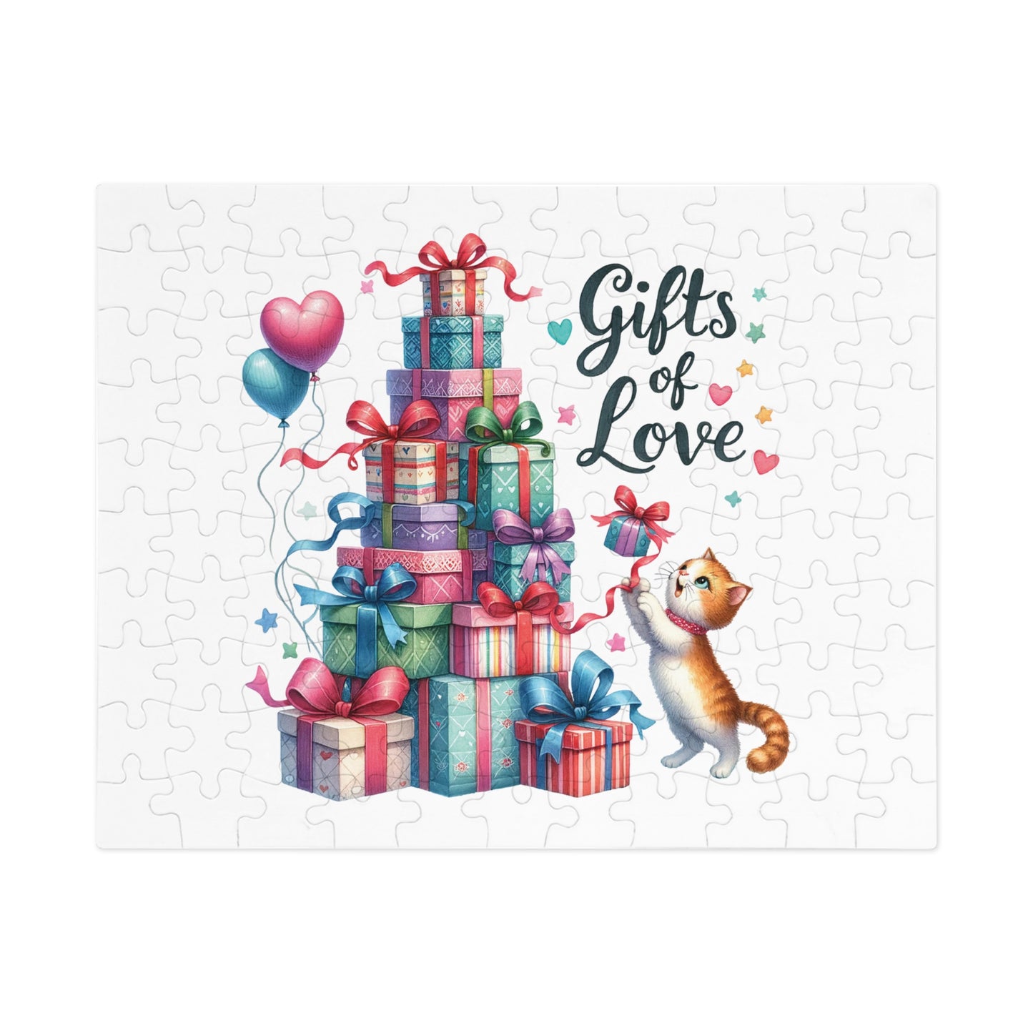 Jigsaw Puzzle, Christmas, Present Tree, Personalised/Non-Personalised (30, 110, 252, 500,1000-Piece)