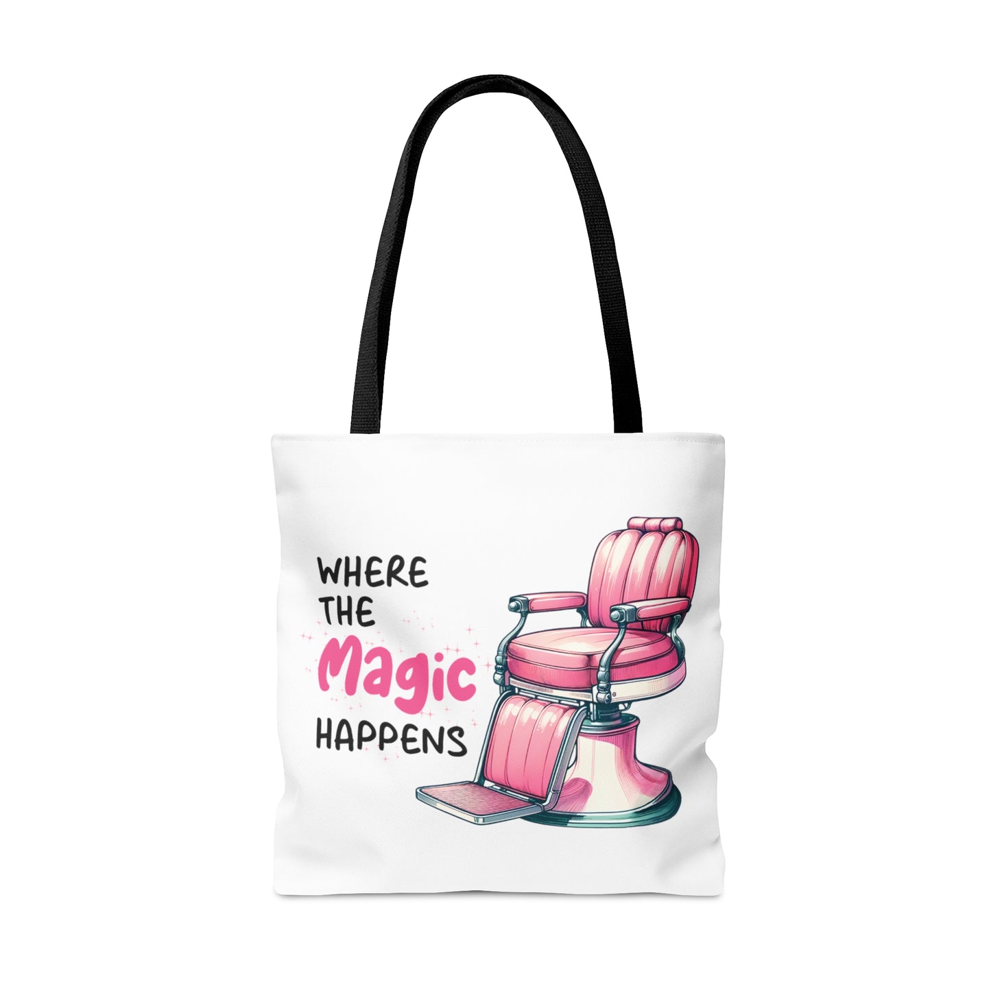 Tote Bag, Hairdresser, Where the Magic Happens, Personalised/Non-Personalised Tote bag