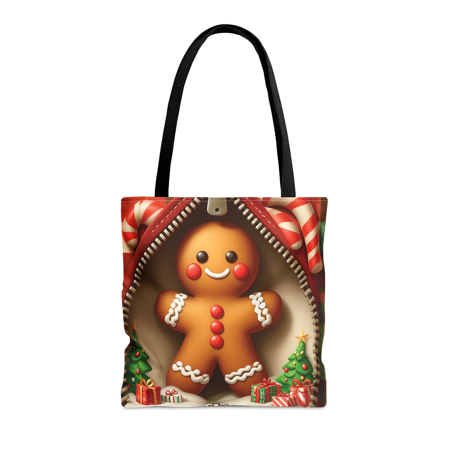 Tote Bag, Christmas, Gingerbread Man