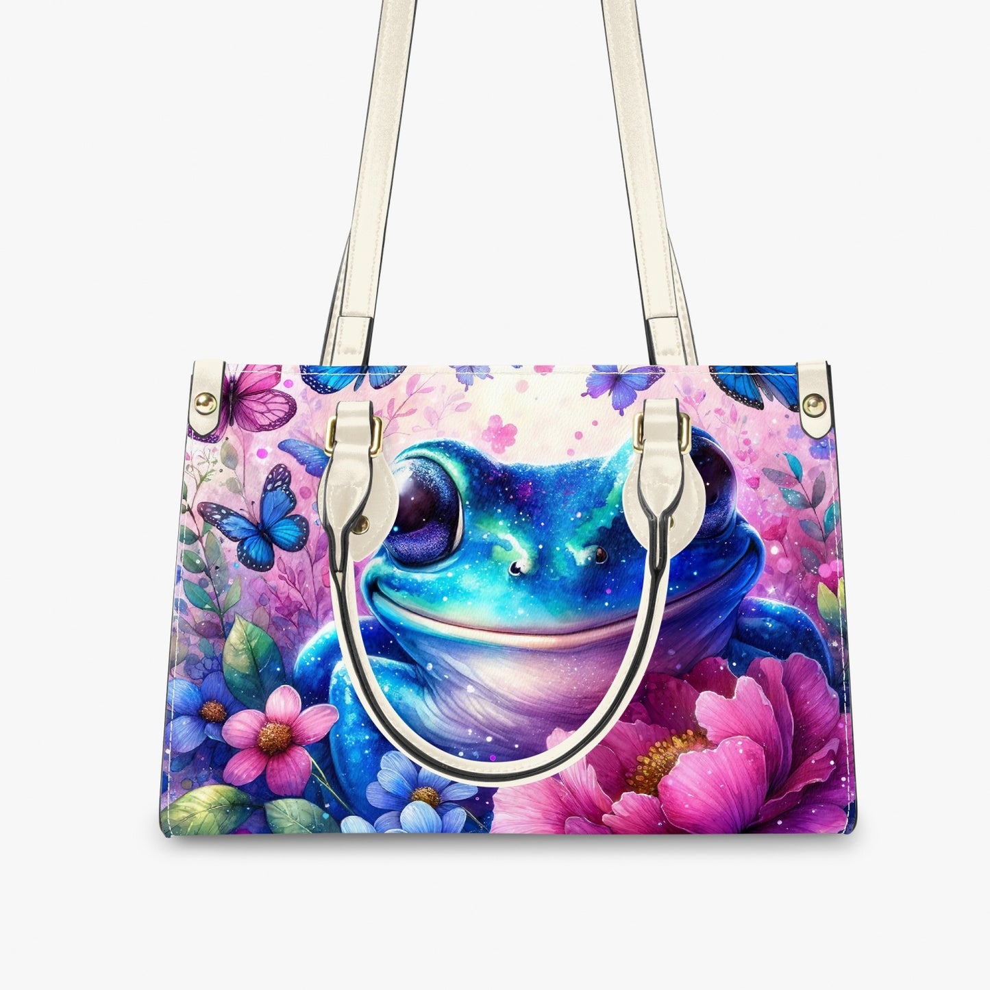 Women's Tote Bag - Long Strap - Frog