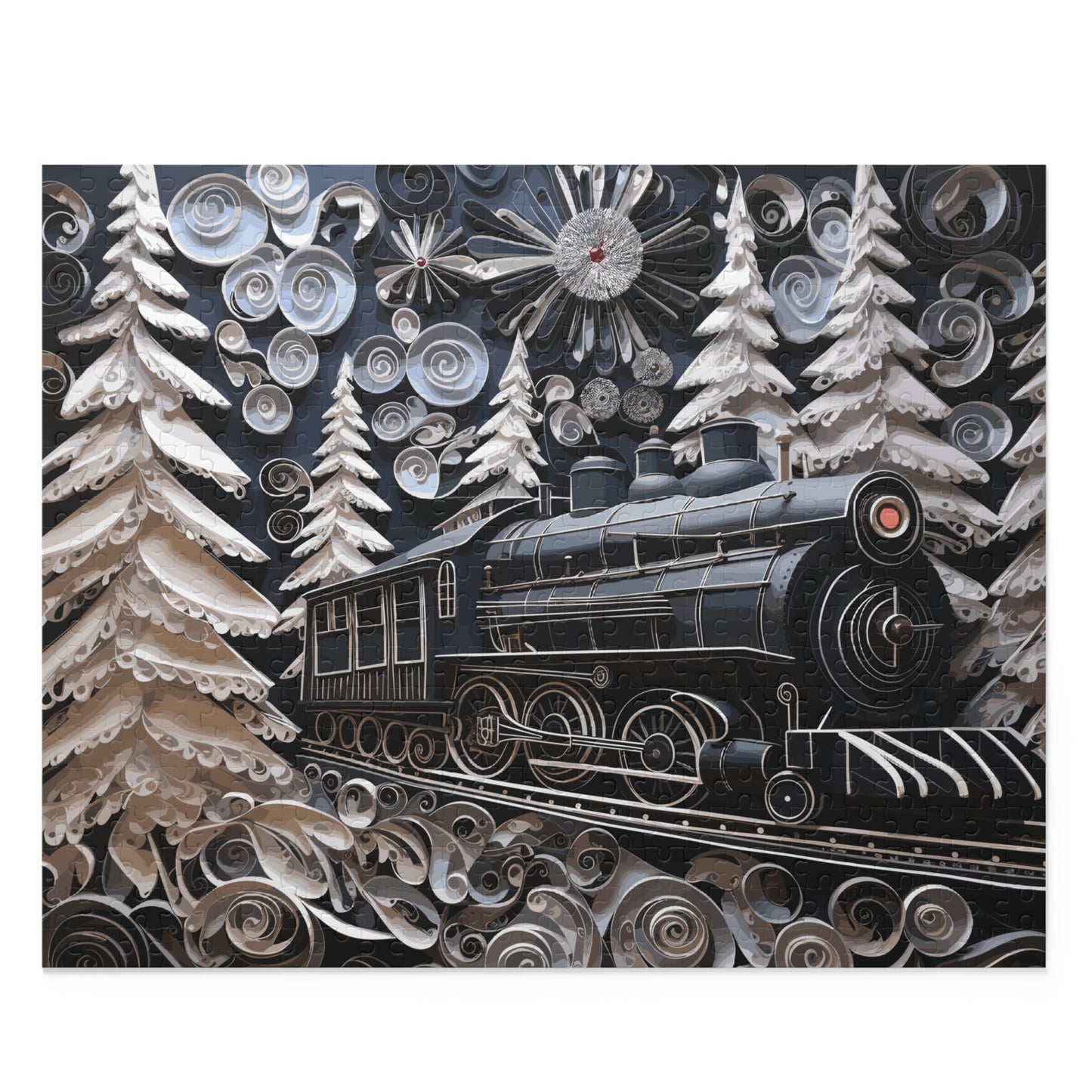 Personalised/Non-Personalised Puzzle, Train (120, 252, 500-Piece)