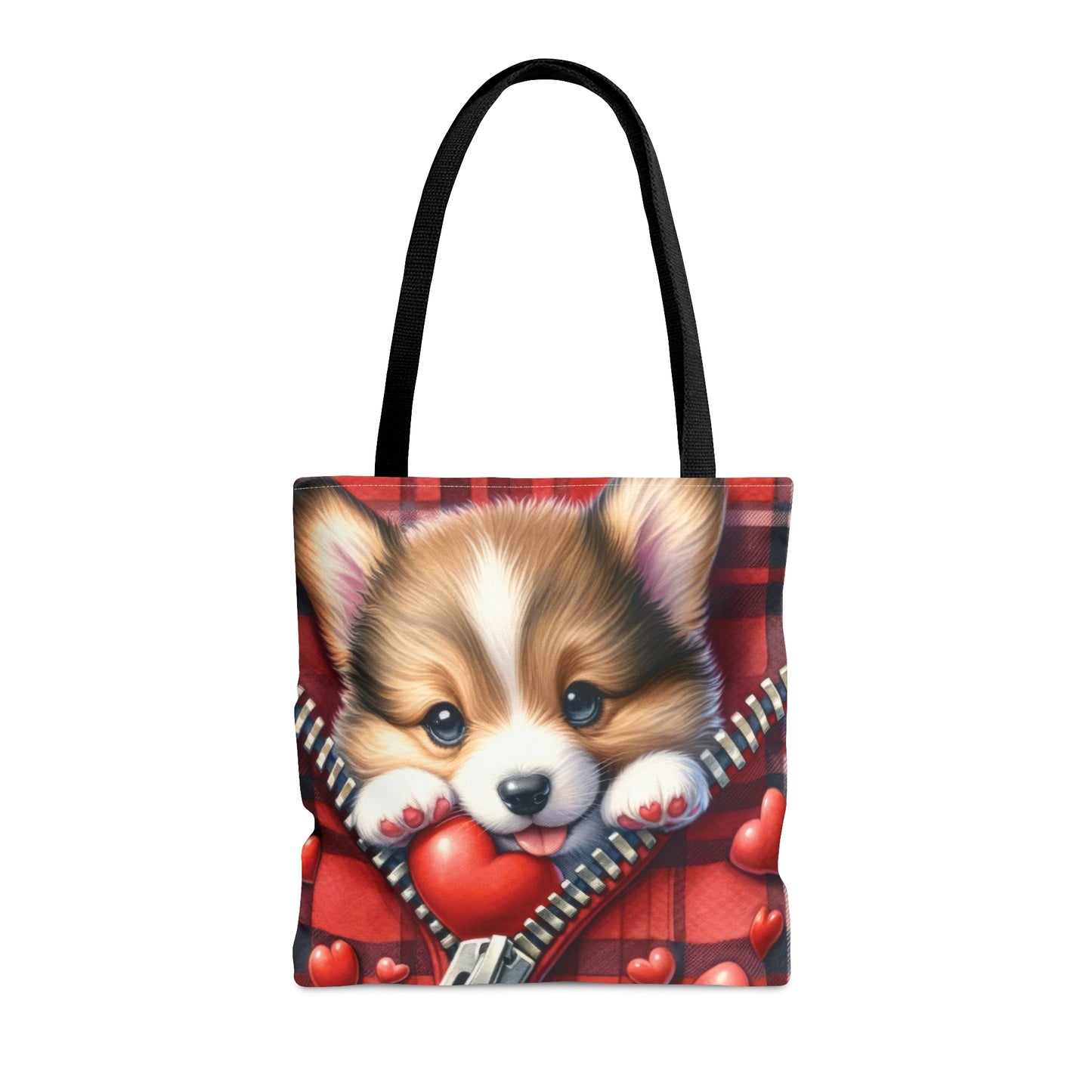 Tote Bag, Cute Dog, Personalised/Non-Personalised Tote bag