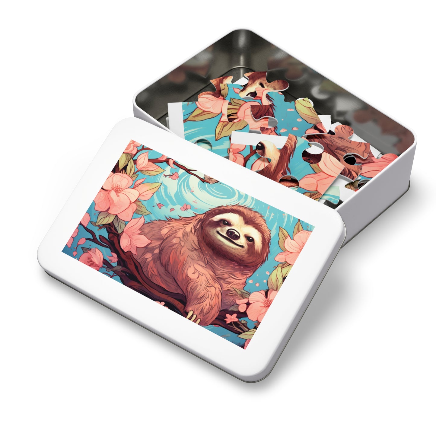 Jigsaw Puzzle, Sloth, Personalised/Non-Personalised (30, 110, 252, 500,1000-Piece)