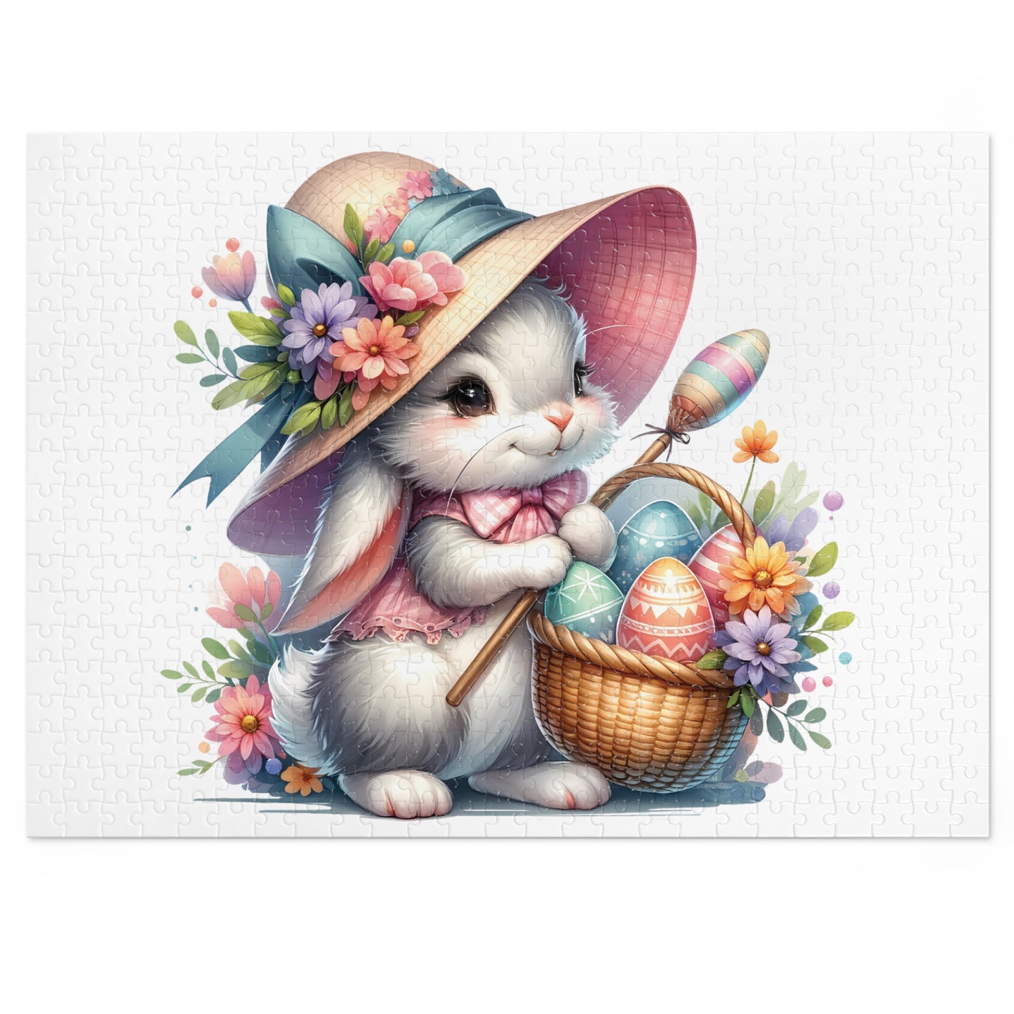 Jigsaw Puzzle, Easter Rabbit, Personalised/Non-Personalised (30, 110, 252, 500,1000-Piece)