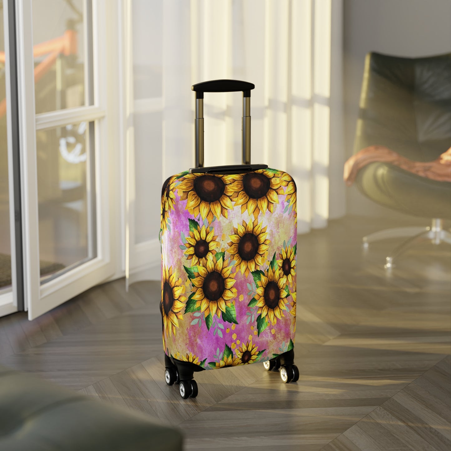 Luggage Cover, Floral, Sunflowers, awd-1371