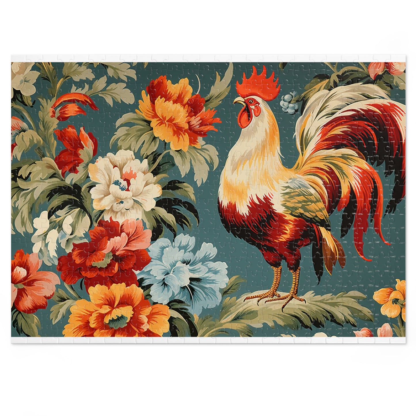 Jigsaw Puzzle, Chicken/Rooster, Personalised/Non-Personalised (30, 110, 252, 500,1000-Piece)