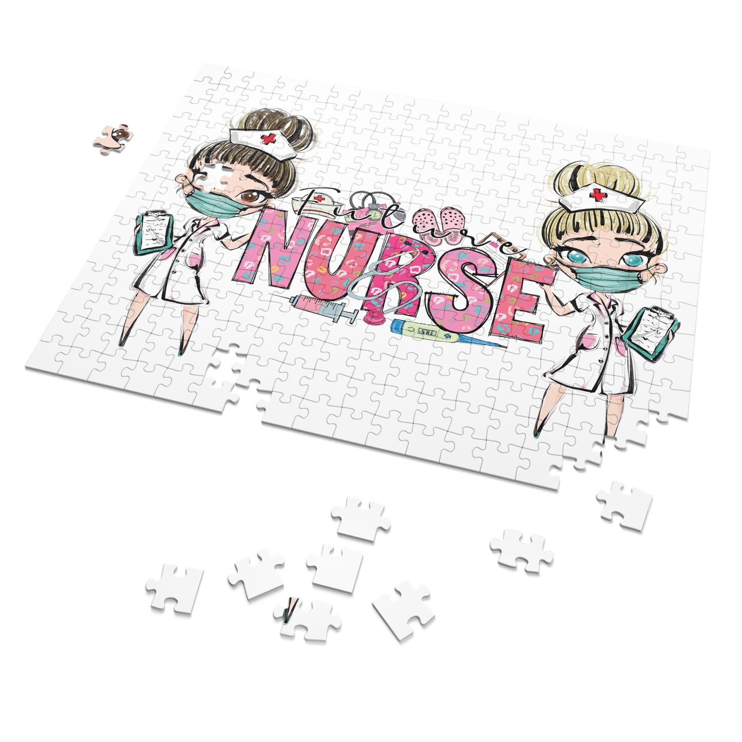 Puzzle, Nurse, Future Nurse Personalised/Non-Personalised (30, 110, 252, 500,1000-Piece) awd-619