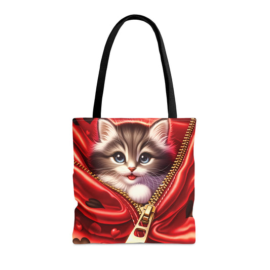 Tote Bag, Cat, Personalised/Non-Personalised Tote bag