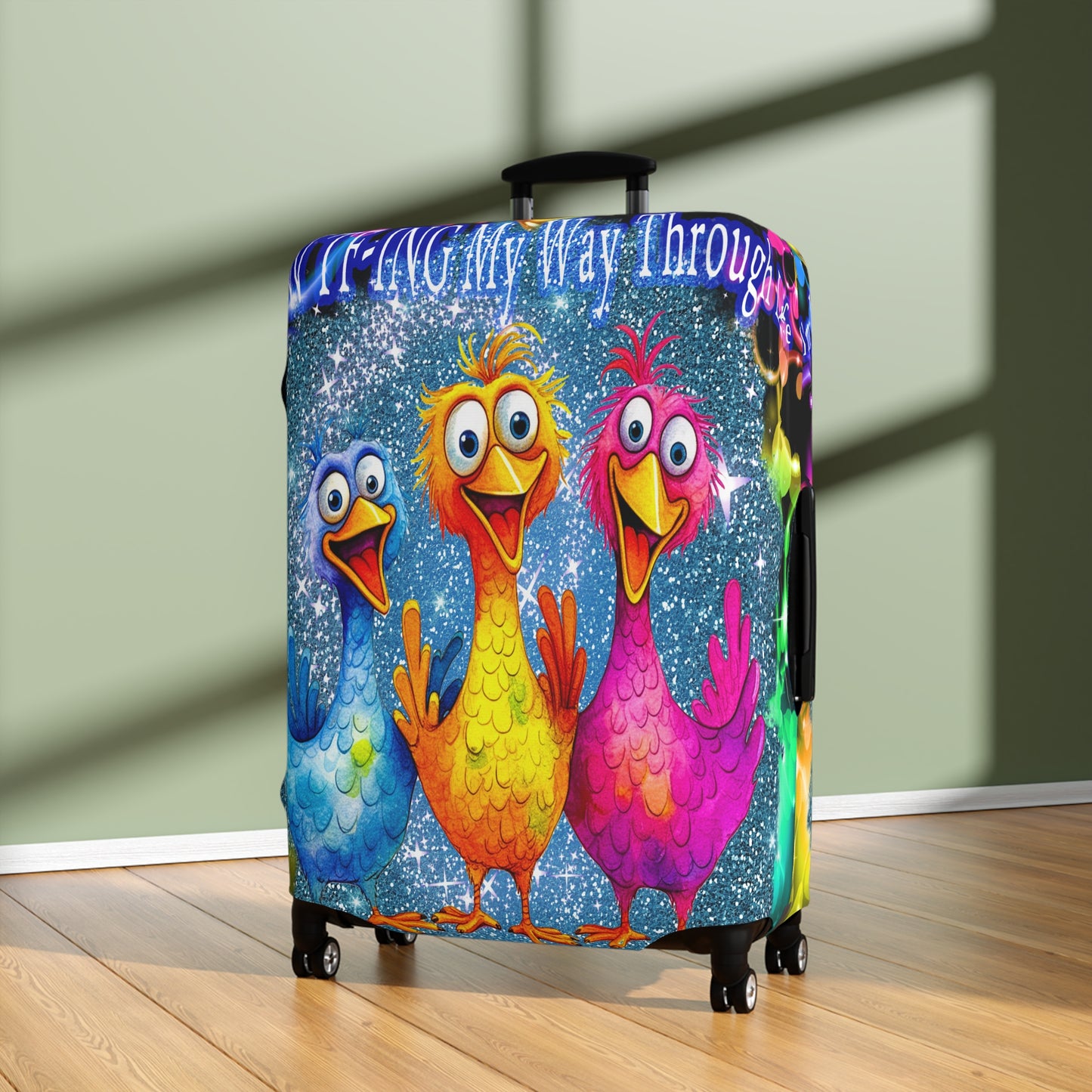 Luggage Cover, Chickens, WTFing my way through, awd-1690