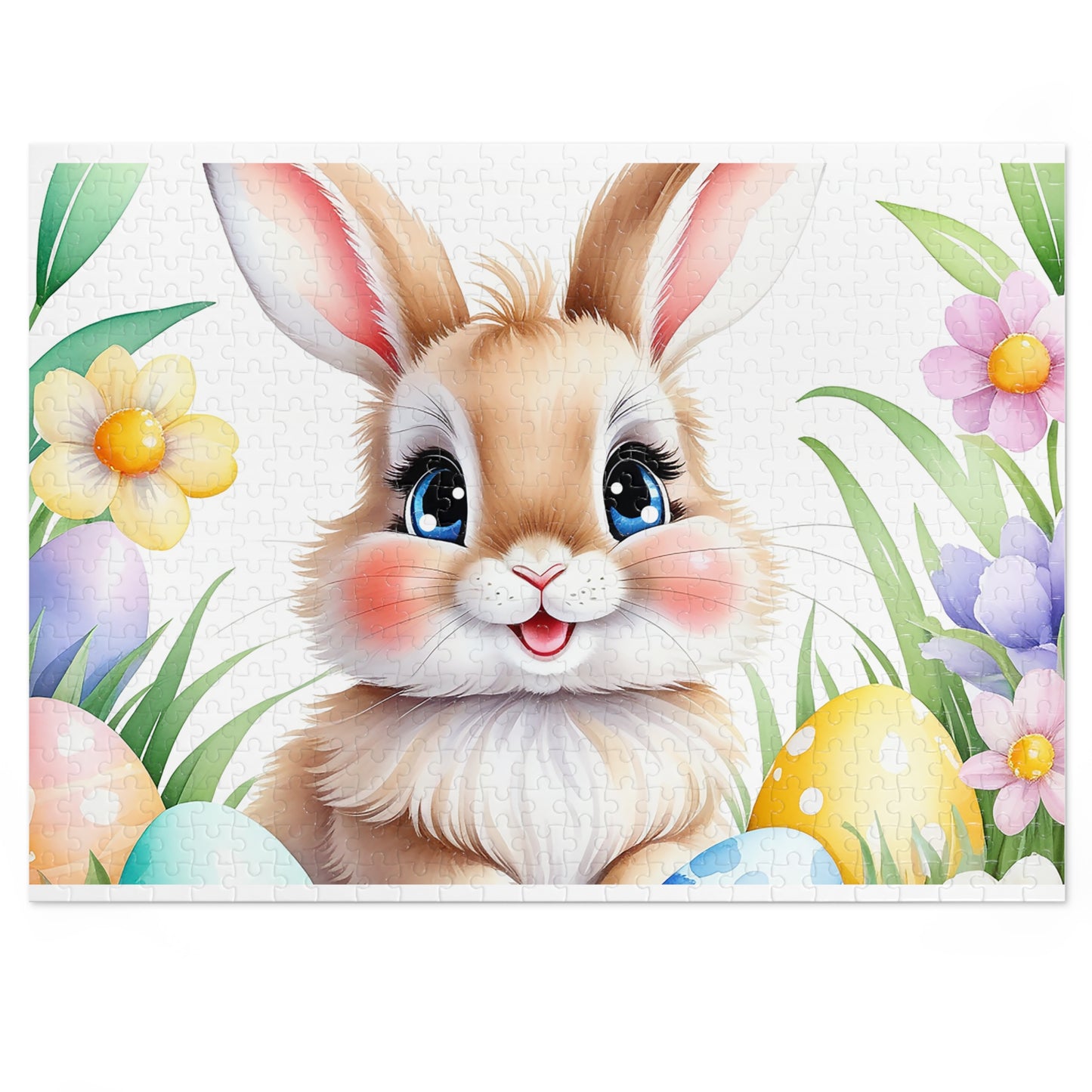 Puzzle, Easter, Rabbit, Personalised/Non-Personalised (30, 110, 252, 500,1000-Piece) awd-650