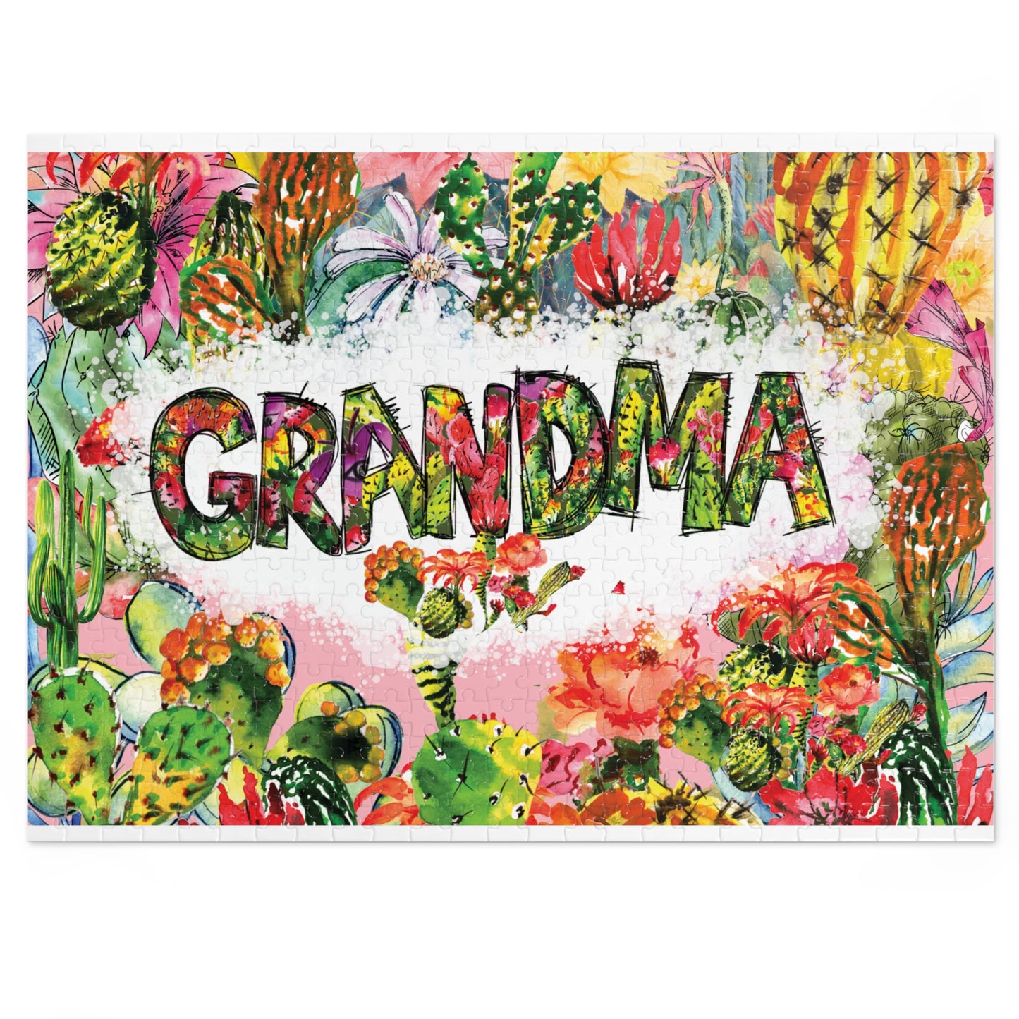 Jigsaw Puzzle, Grandma, Personalised/Non-Personalised (30, 110, 252, 500,1000-Piece)