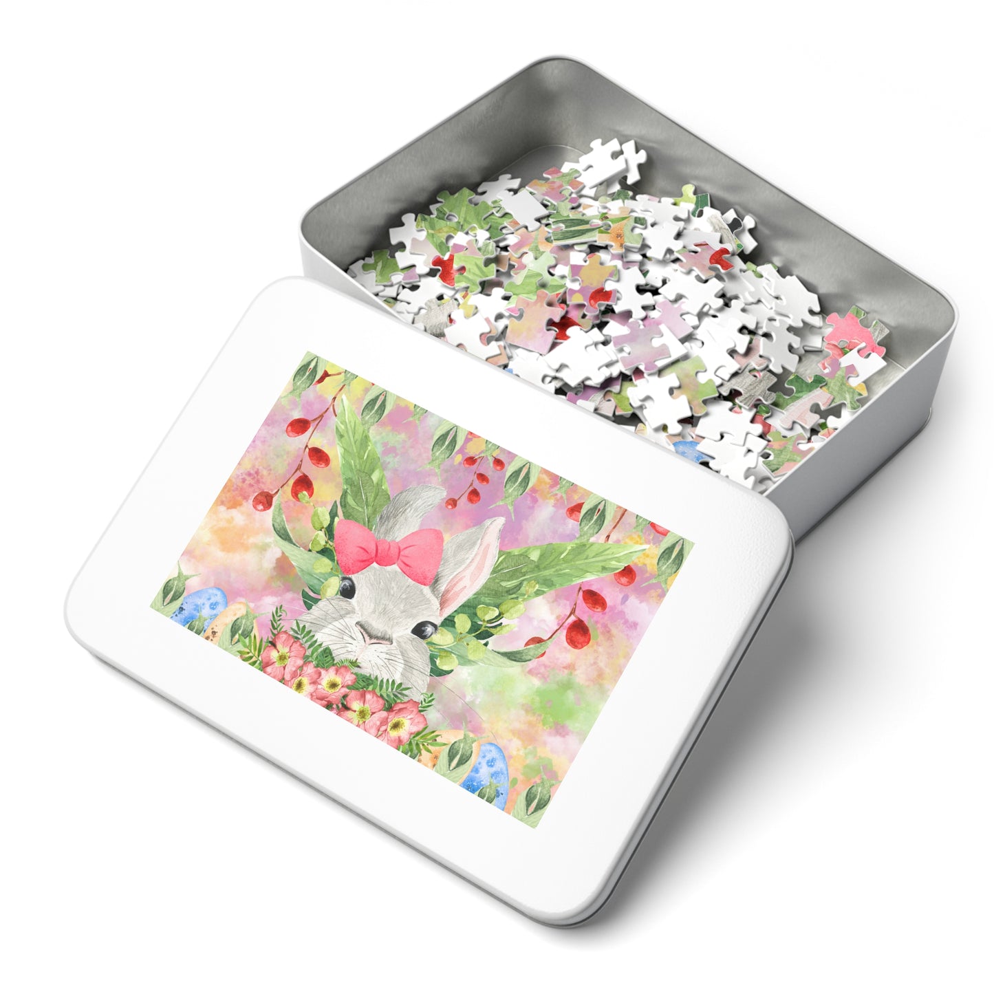 Puzzle, Easter, Rabbit, Personalised/Non-Personalised (30, 110, 252, 500,1000-Piece) awd-630