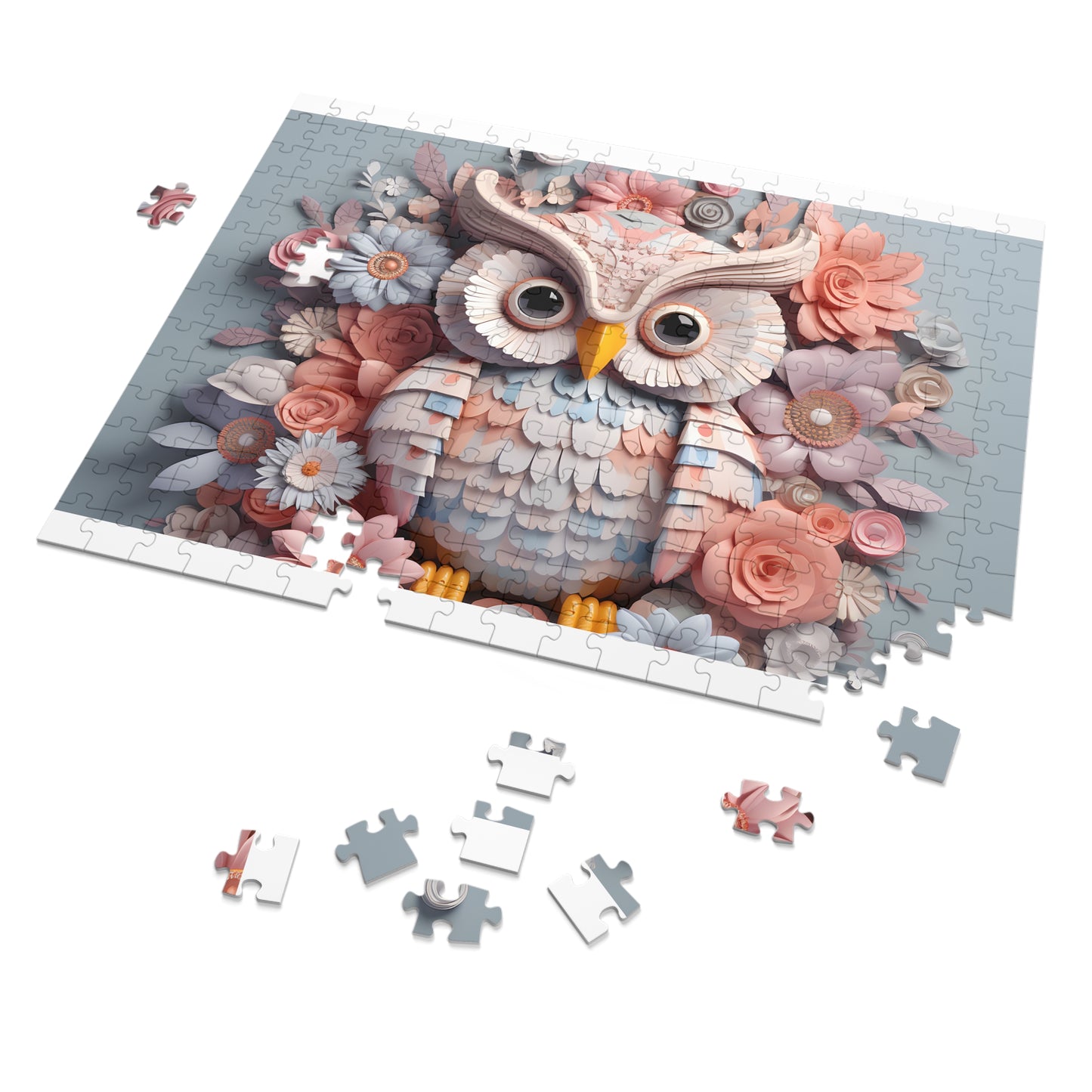 Jigsaw Puzzle, Owl, Personalised/Non-Personalised (30, 110, 252, 500,1000-Piece)