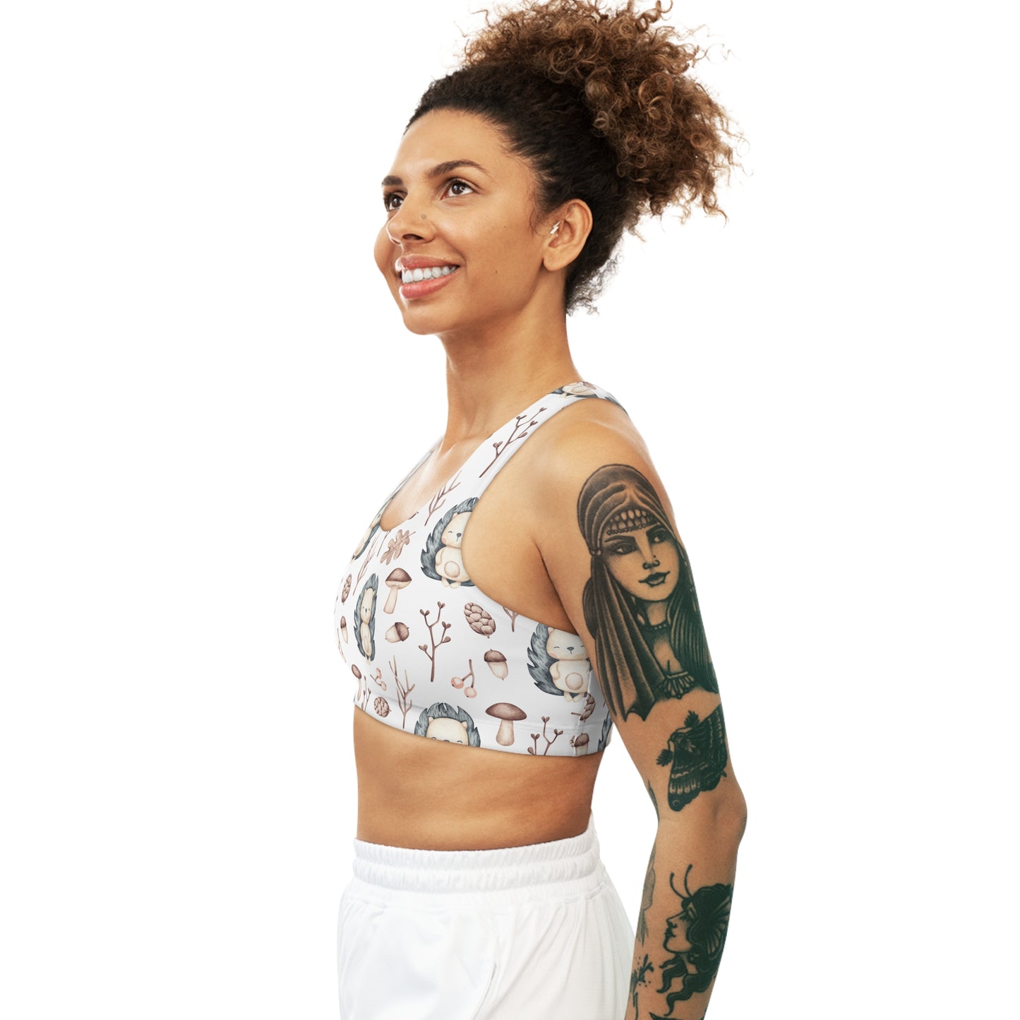 Seamless Sports Bra, Hedgehog