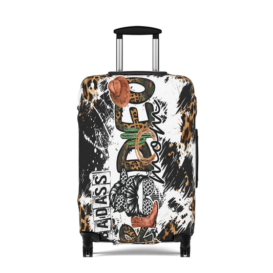 Luggage Cover, Badass Rodeo Mom, awd-3110