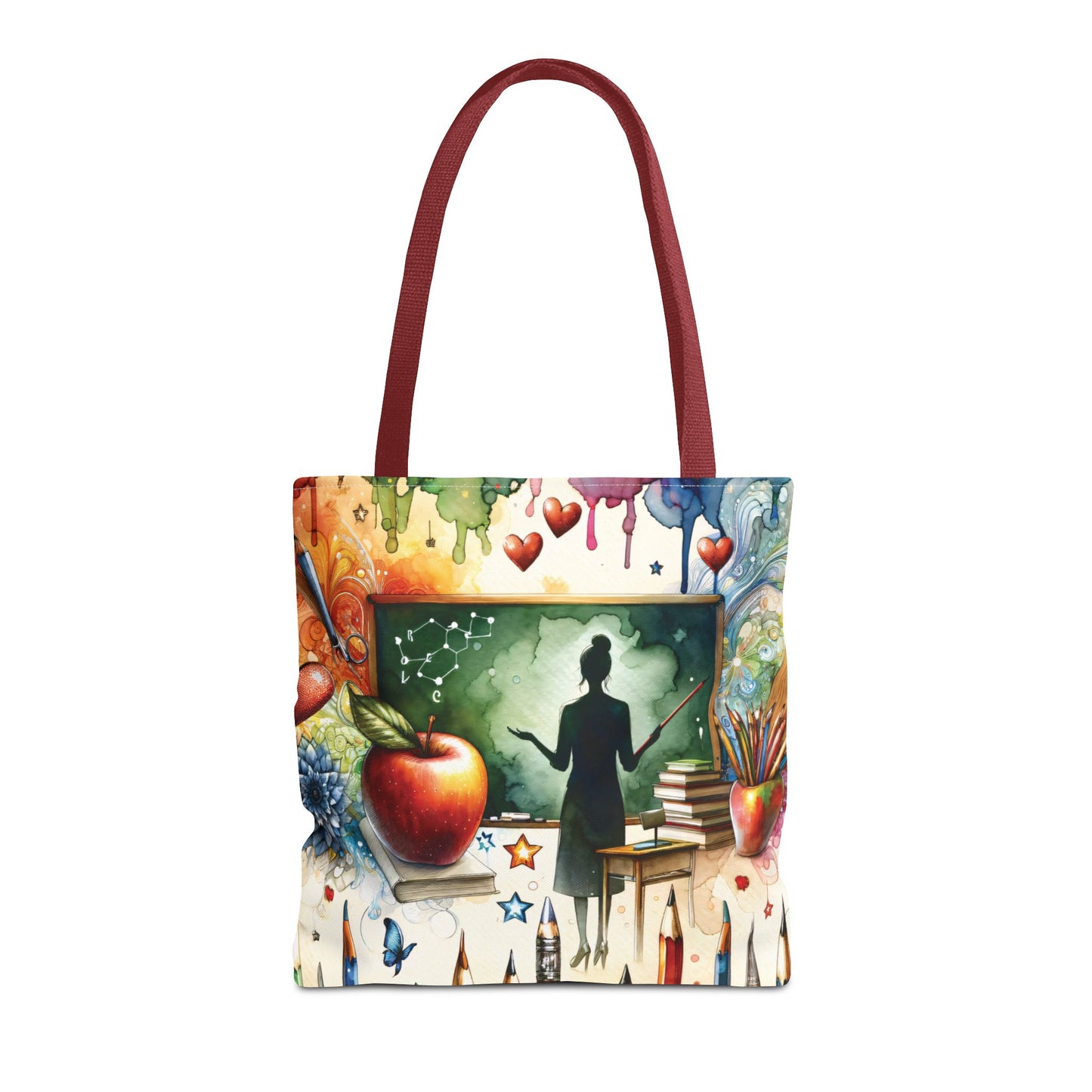 Tote Bag, Teacher, Personalised/Non-Personalised Tote bag, 3 Sizes Available