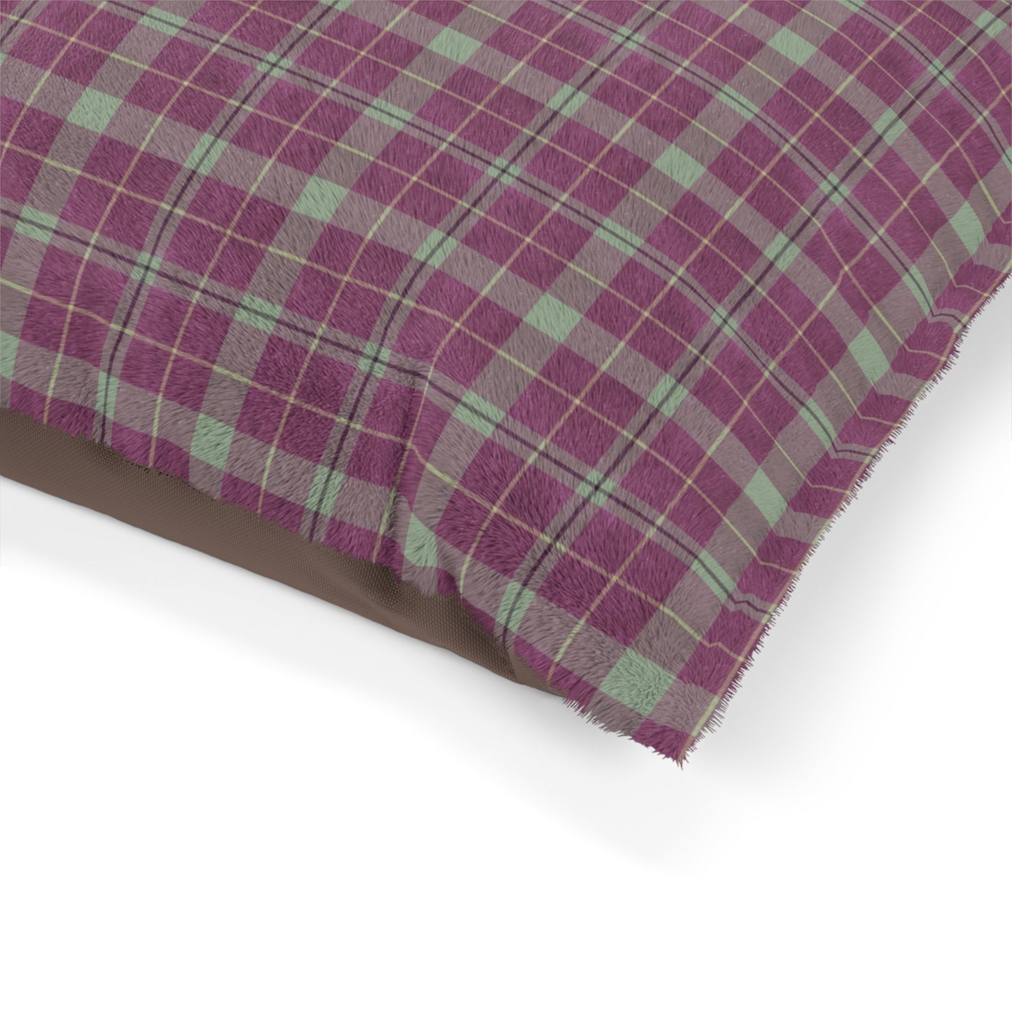 Luxury Pet Bed, feather soft fleece, Tartan