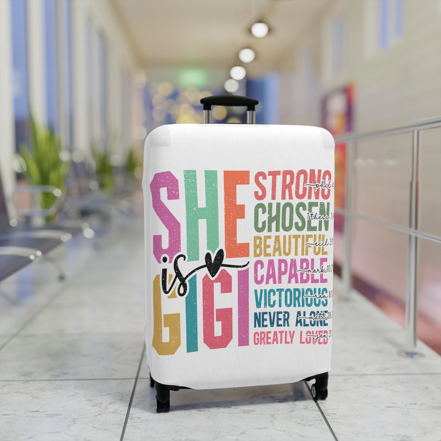 Luggage Cover, She is GiGi, awd-5019