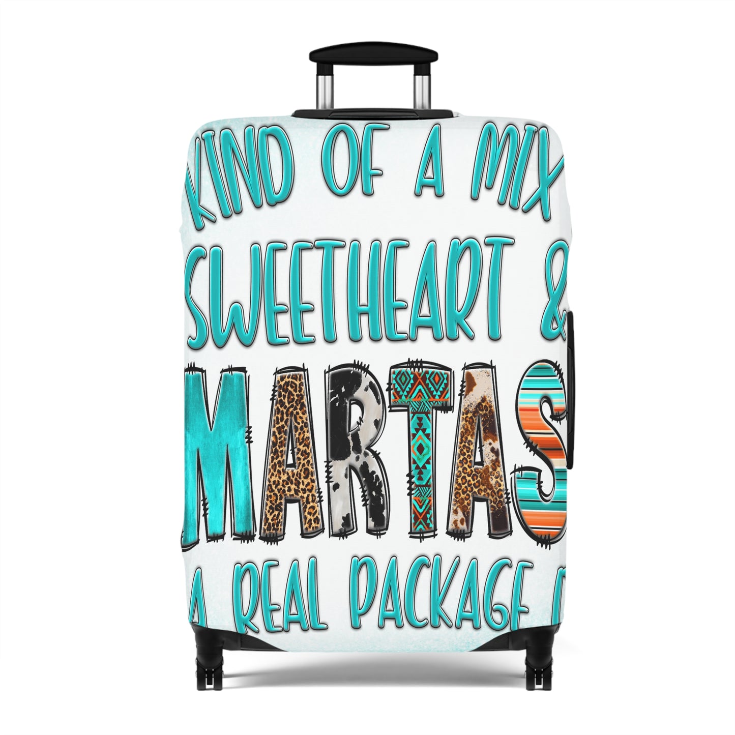 Luggage Cover, Mix of Sweetheart and Smartass, awd-1730