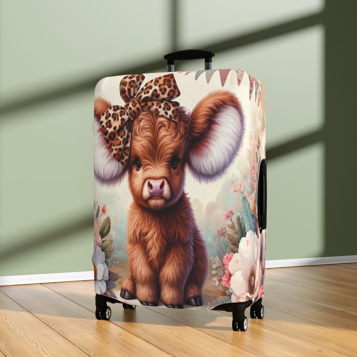 Luggage Cover, Highland Cow, awd-5016