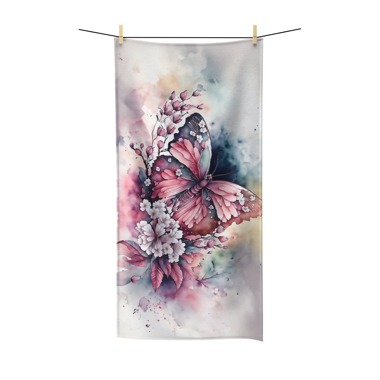 Beach Towel, Butterfly Dreams, Polycotton Towel