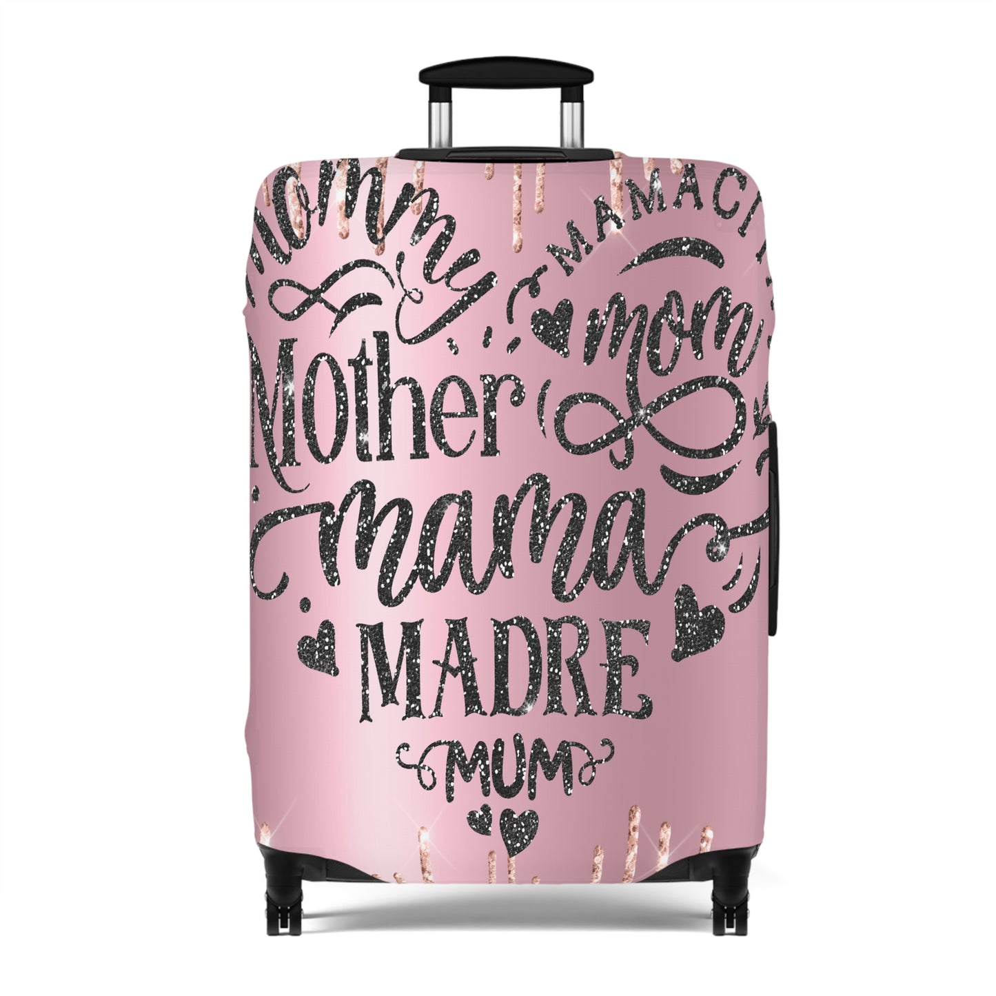 Luggage Cover, Mom/Mum Heart, awd-707