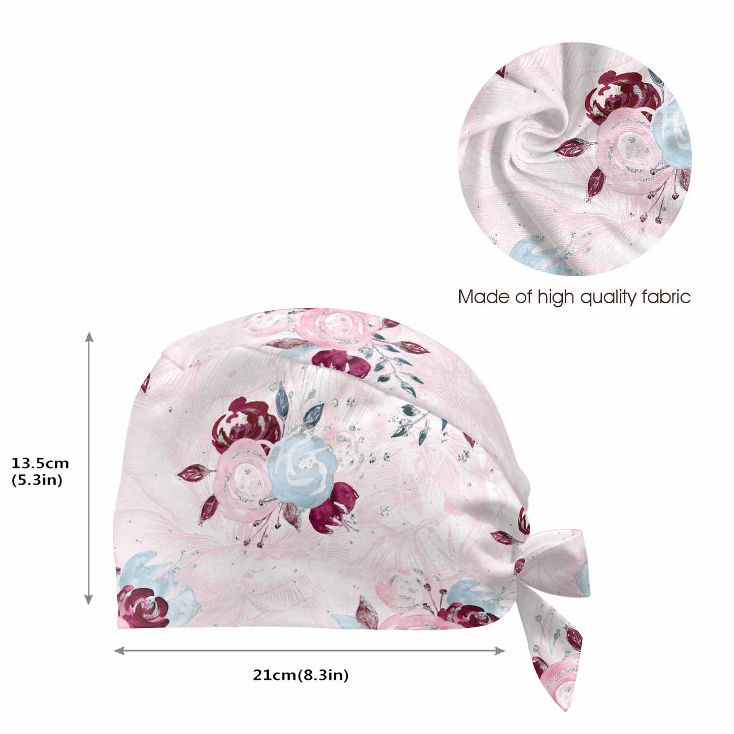 Nurse Scrub Cap Its all Roses  Scrub Cap