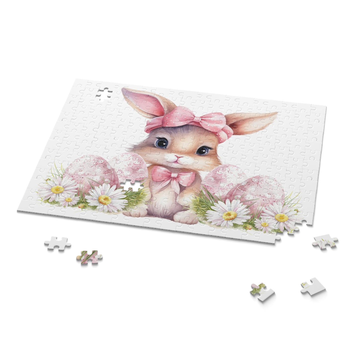 Personalised/Non-Personalised Puzzle, Easter Bunny (120, 252, 500-Piece)