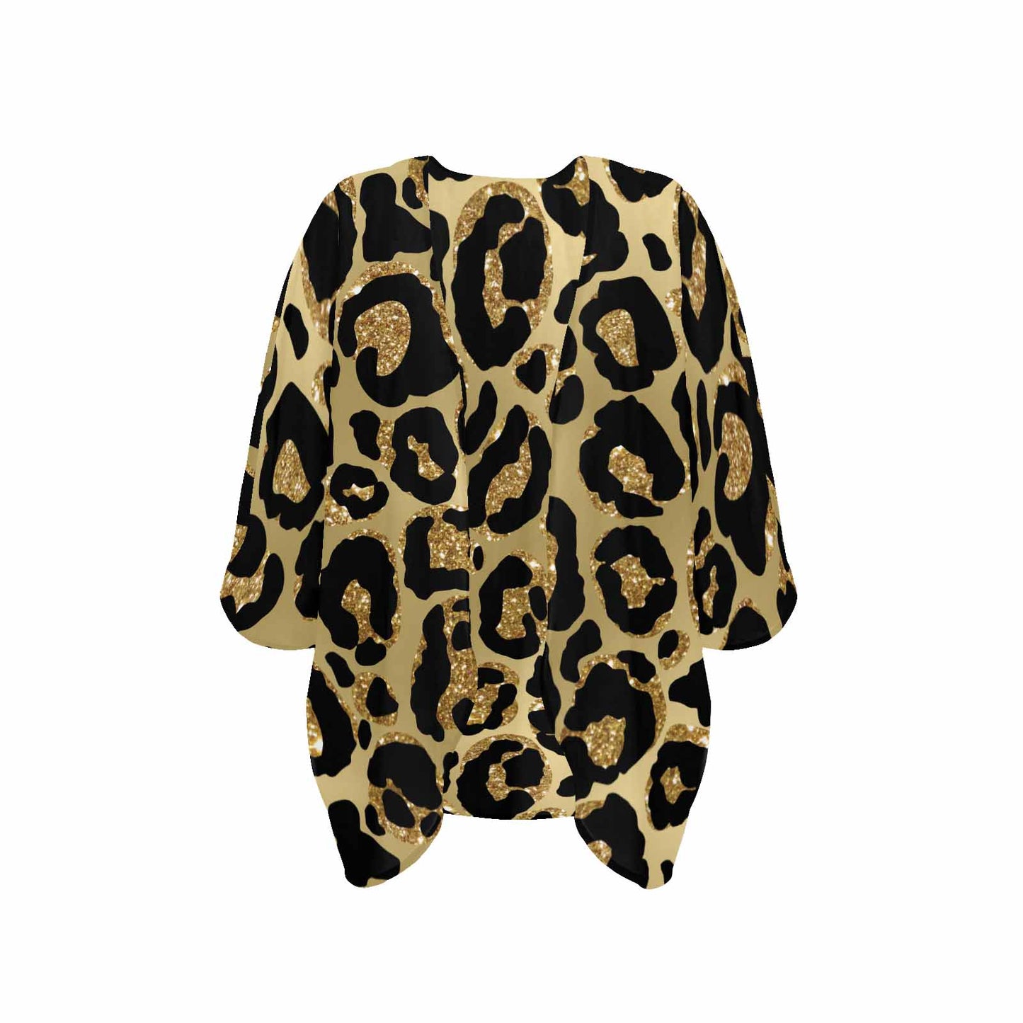 Animal Print 2  Women's Kimono Chiffon Cover Up