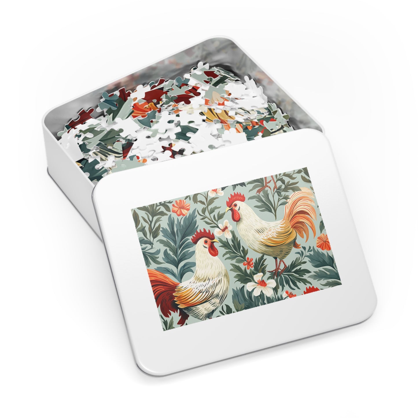 Jigsaw Puzzle, Chicken/Rooster, Personalised/Non-Personalised (30, 110, 252, 500,1000-Piece)