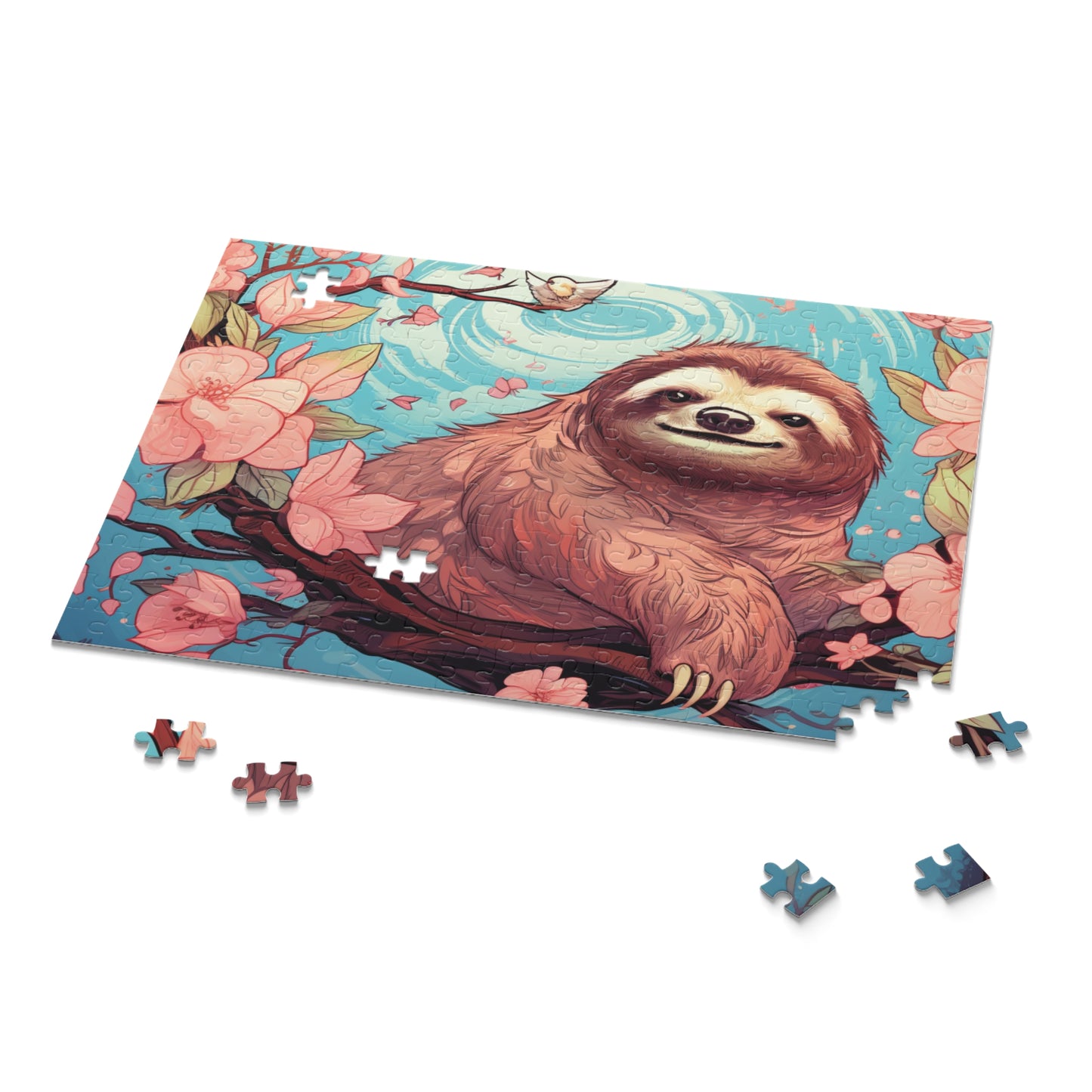 Personalised/Non-Personalised Puzzle, Sloth (120, 252, 500-Piece)