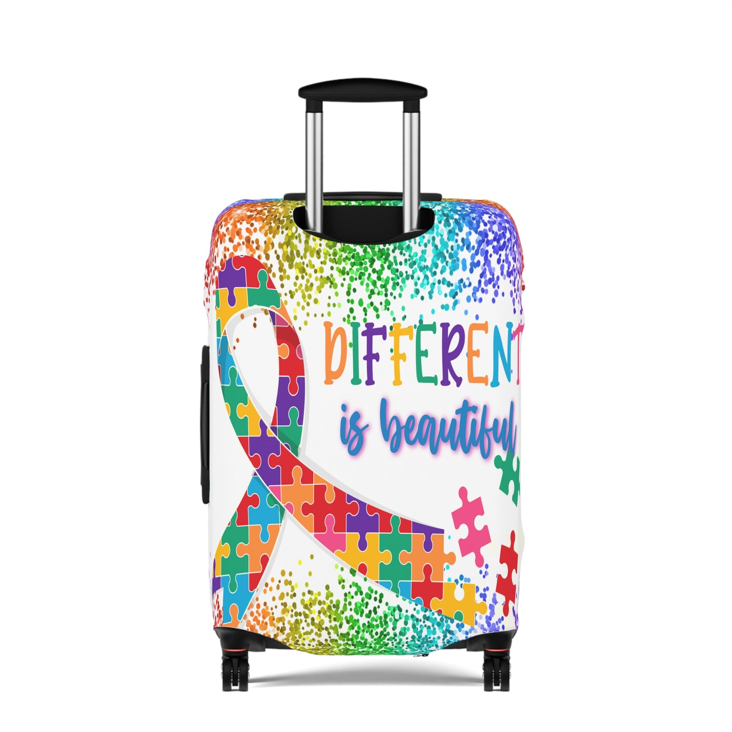 Luggage Cover, Different is Beautiful, Autism, awd-1459