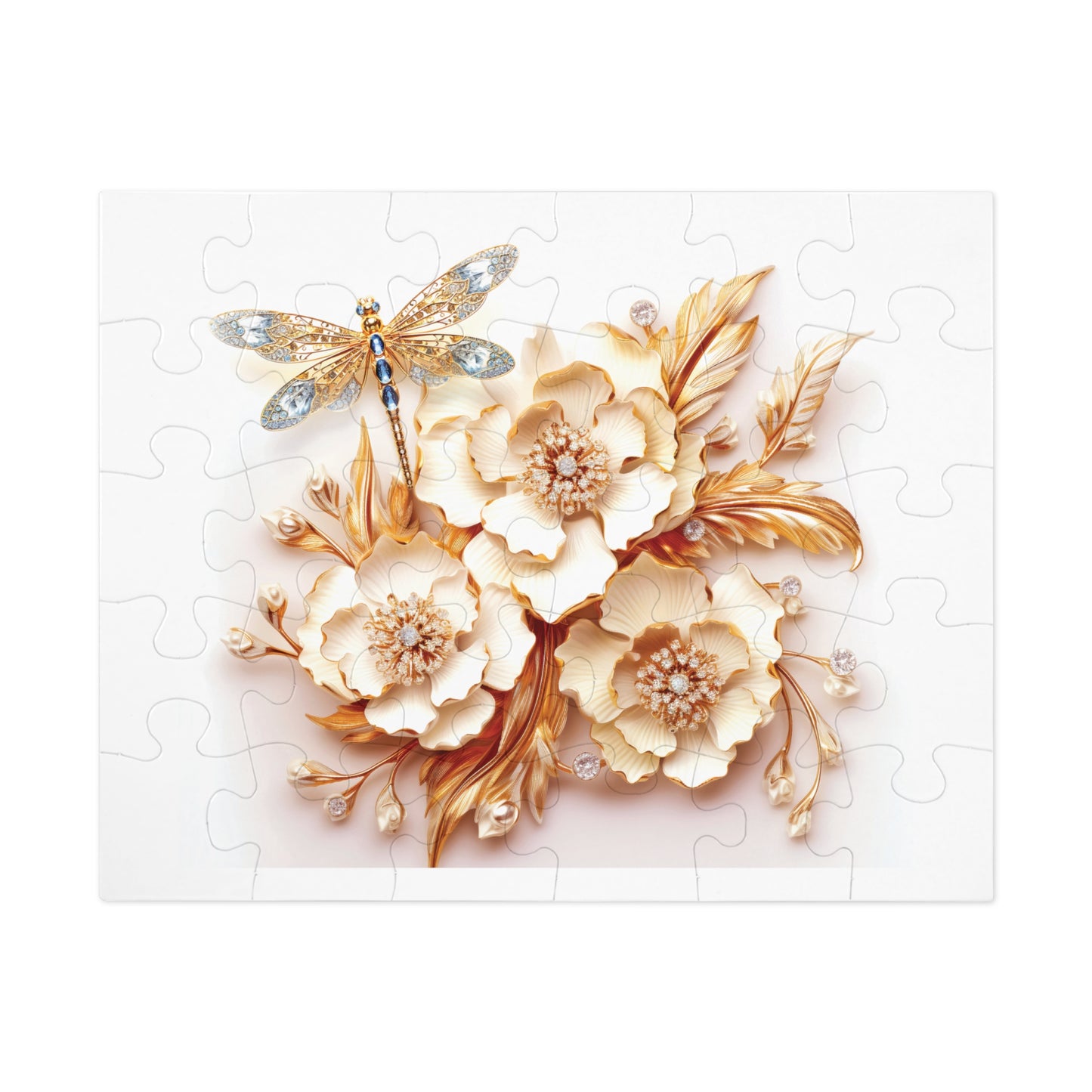 Jigsaw Puzzle, Floral, Personalised/Non-Personalised (30, 110, 252, 500,1000-Piece)