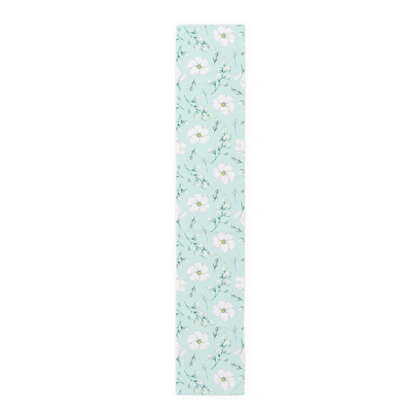 Floral Table Runner, Cotton Twill and Poly Available