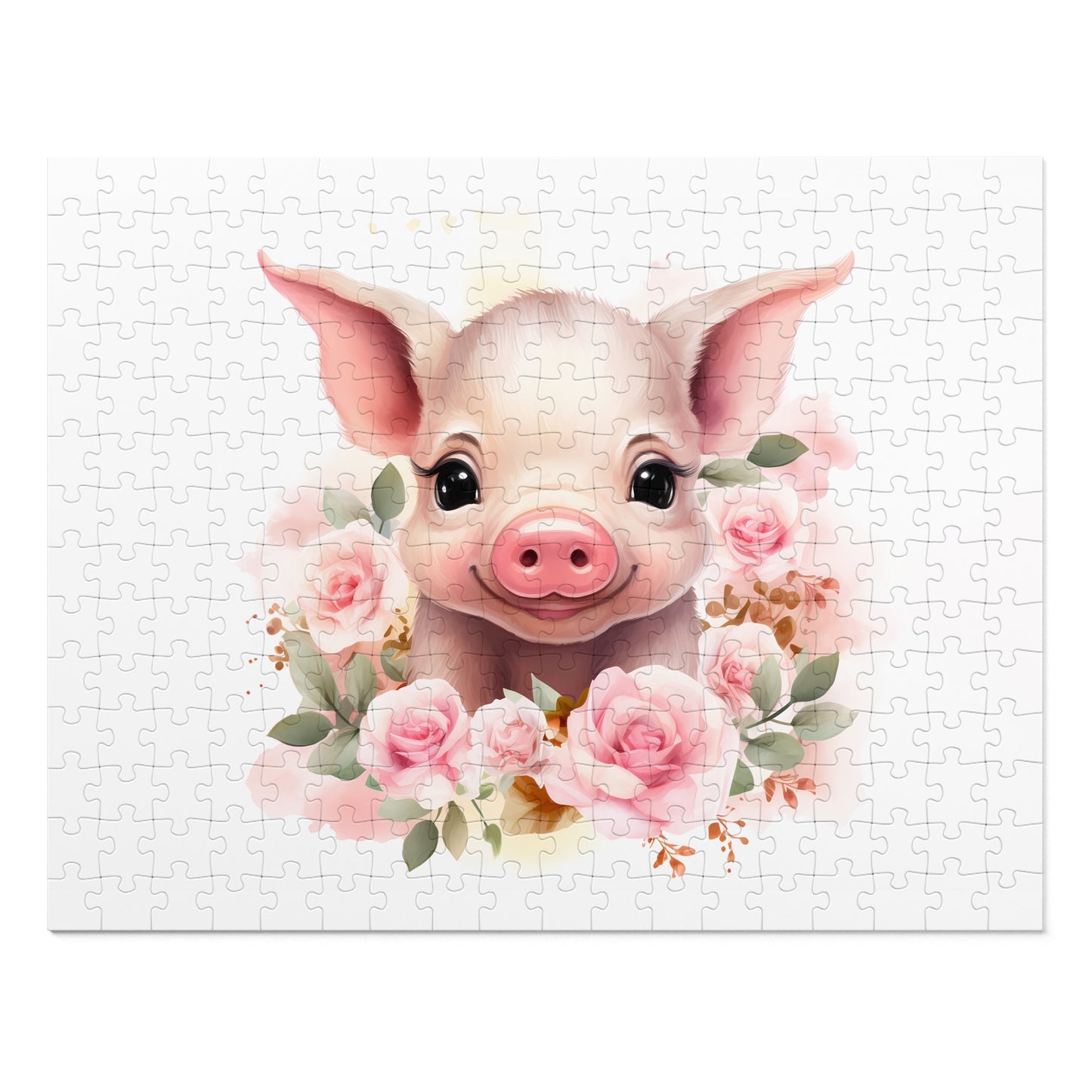 Jigsaw Puzzle, Pig, Personalised/Non-Personalised (30, 110, 252, 500,1000-Piece)