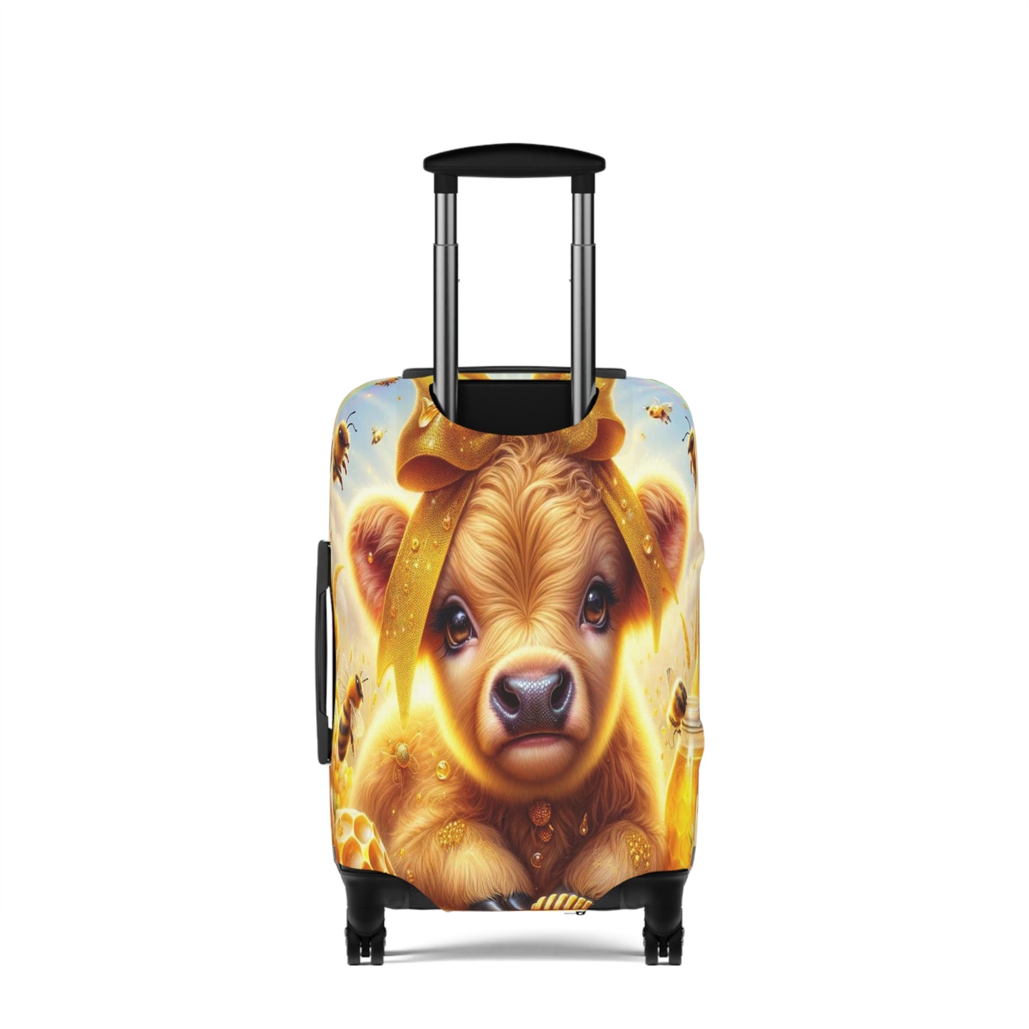 Luggage Cover, Highland Cow, Bees and Honey, awd-1409