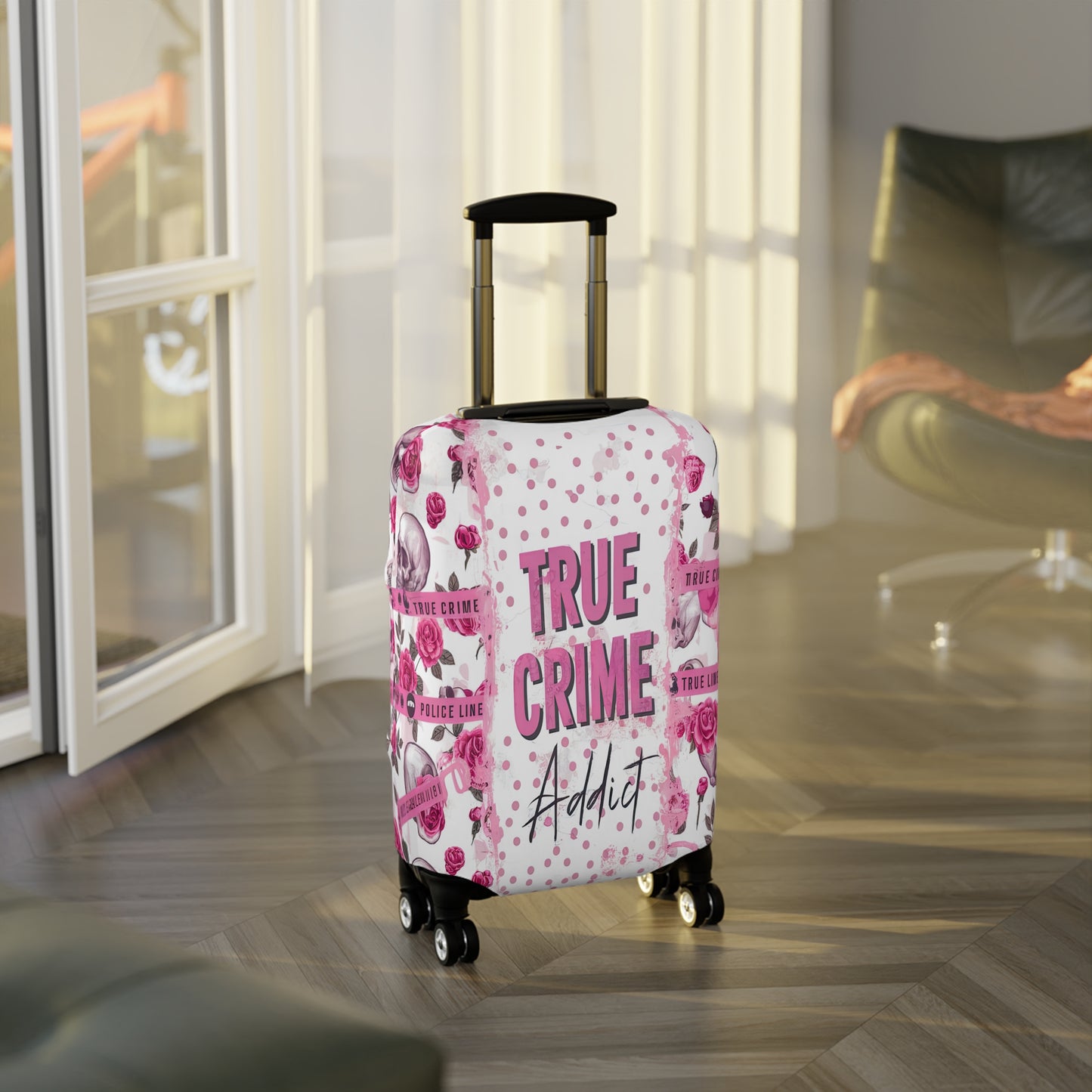 Luggage Cover, True Crime Addict, awd-1711