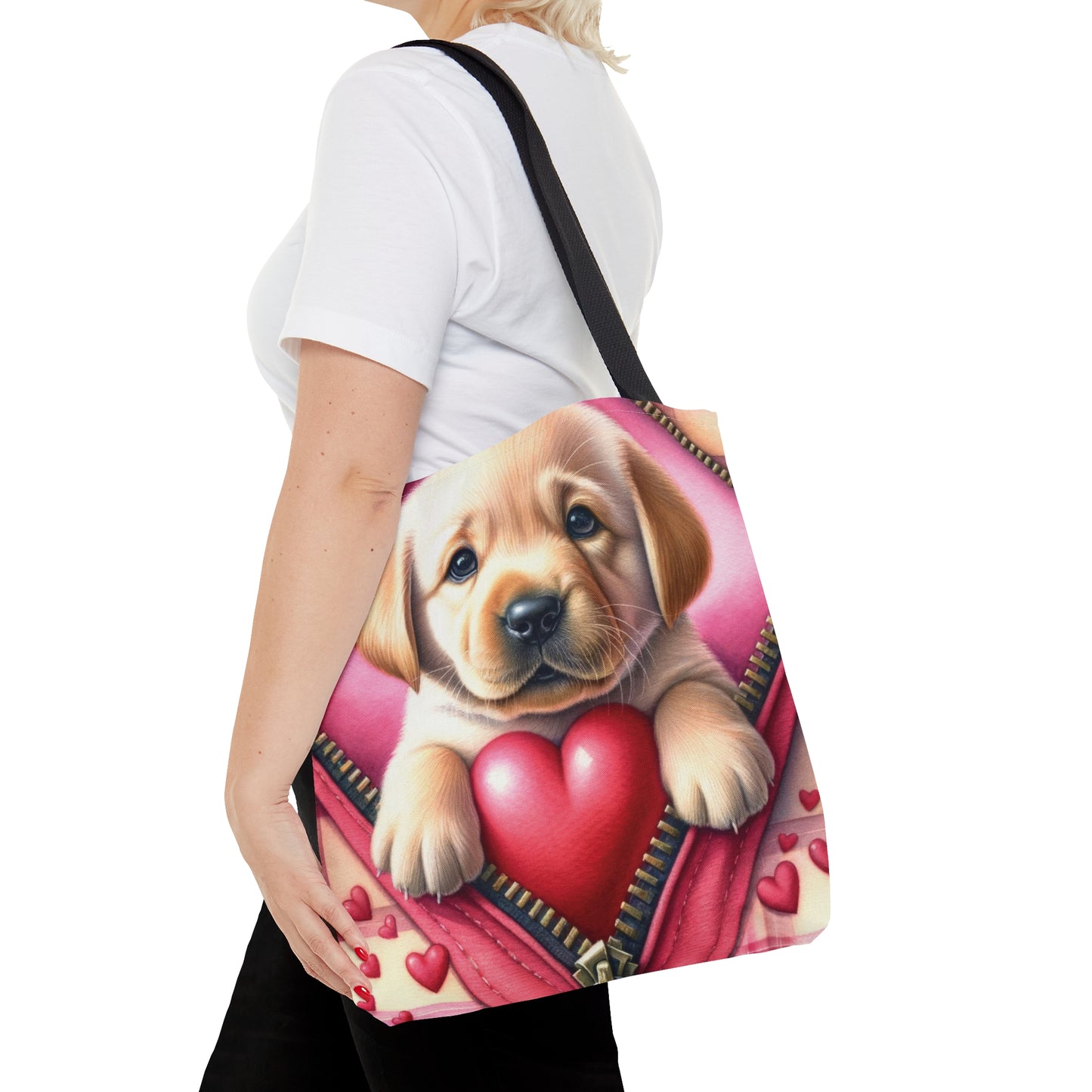 Tote Bag, Cute Dog, Personalised/Non-Personalised Tote bag