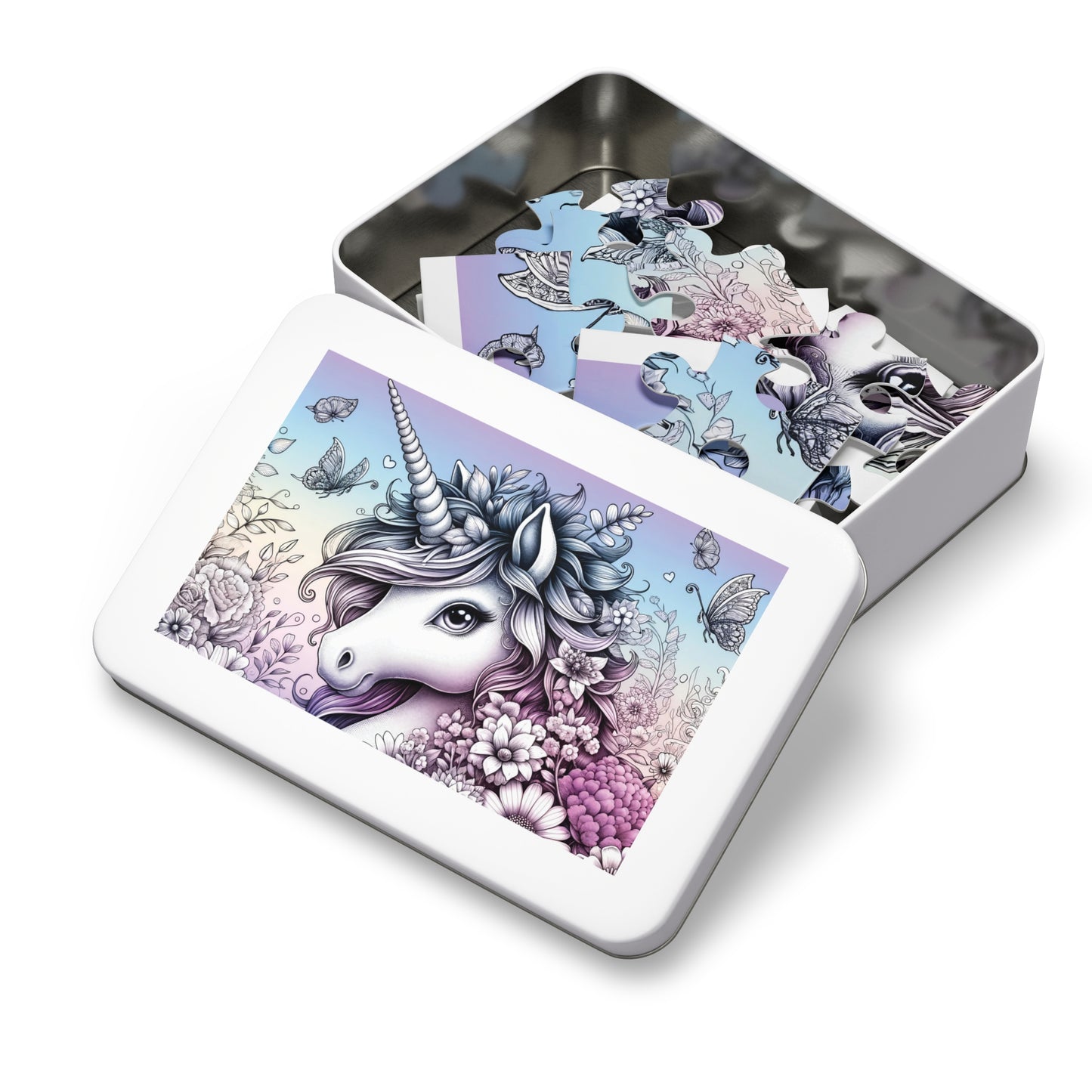 Jigsaw Puzzle, Unicorn, Personalised/Non-Personalised (30, 110, 252, 500,1000-Piece)