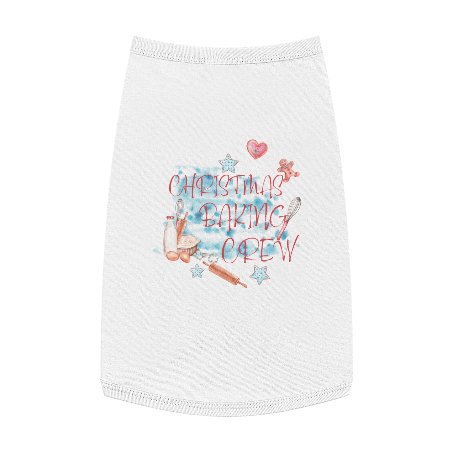 Pet Tank Top, Christmas Baking Crew, Christmas Pet Tank Top