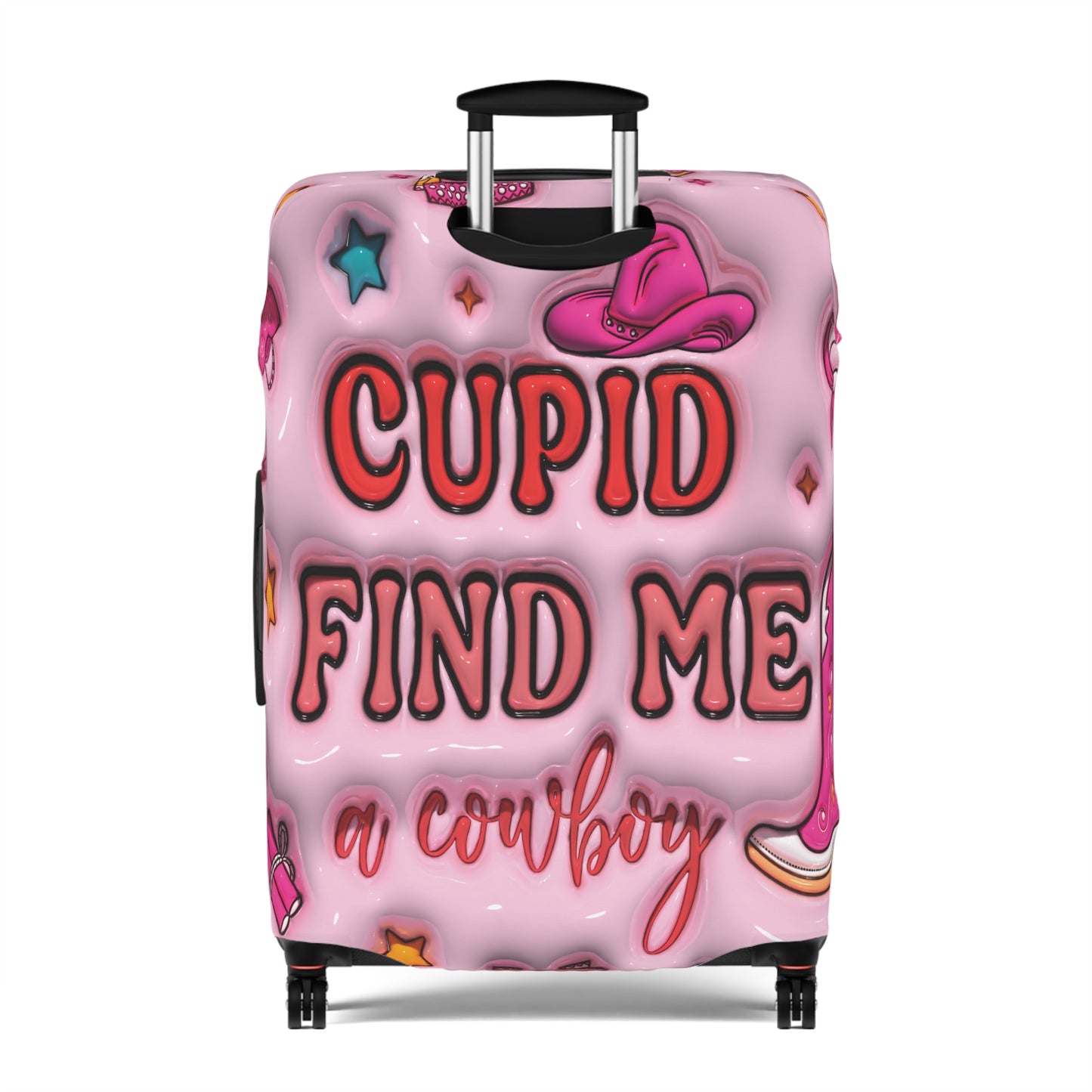 Luggage Cover, Cupid find me a cowboy, awd-529