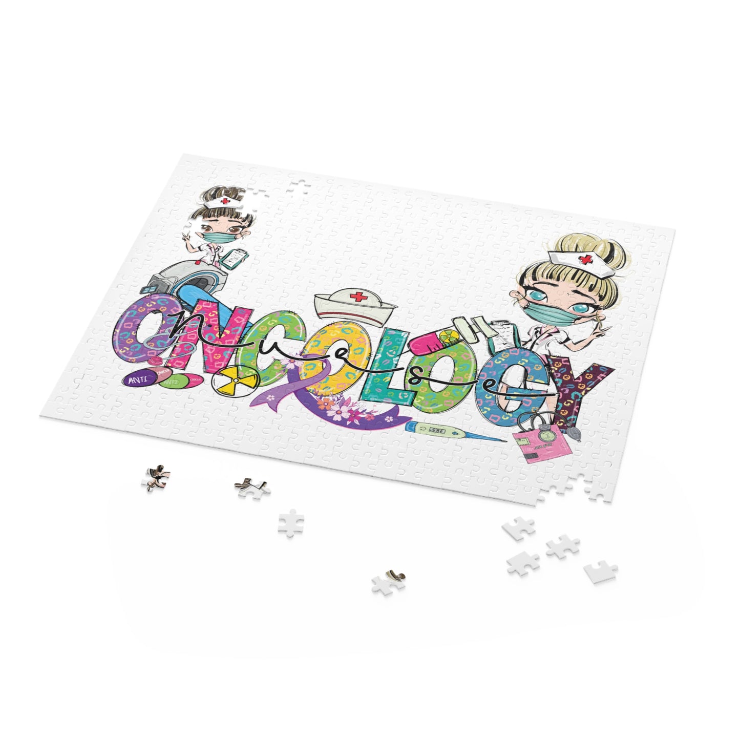 Personalised/Non-Personalised Puzzle, Oncology Nurse (120, 252, 500-Piece)