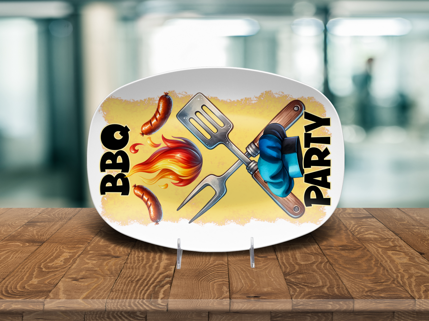 BBQ Party 10"x14" Platter