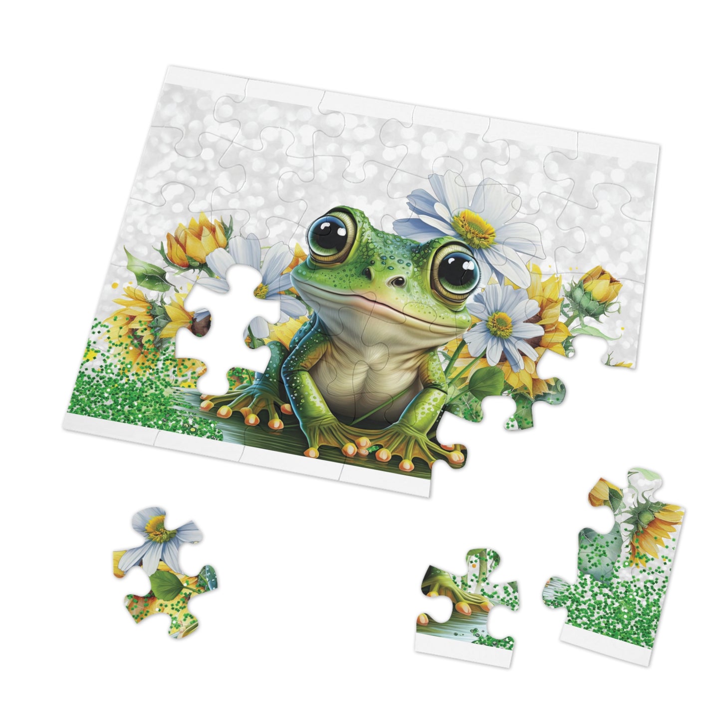 Jigsaw Puzzle, Frog, Personalised/Non-Personalised (30, 110, 252, 500,1000-Piece)